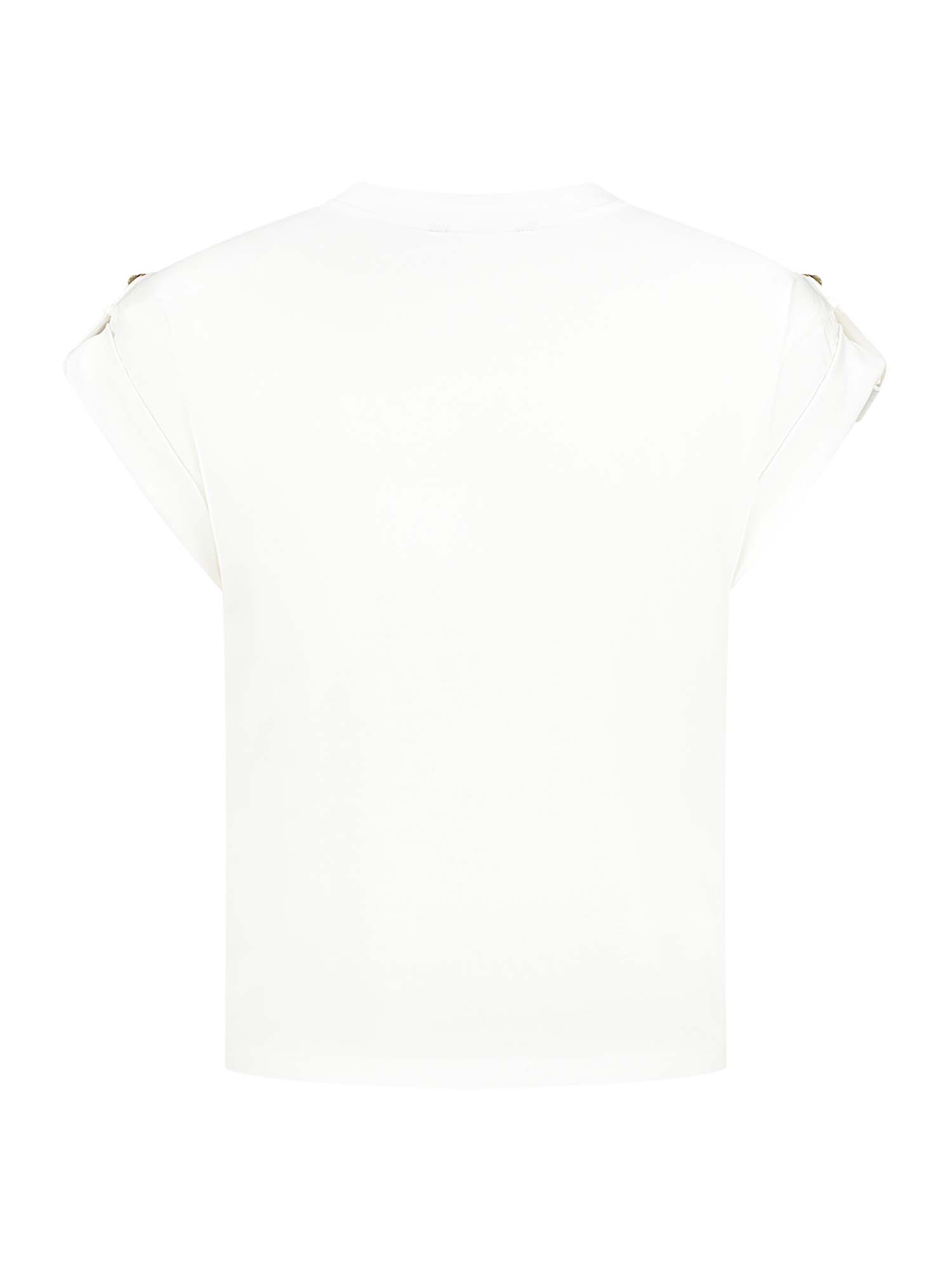 NIKKIE NIKKIE Epaulette T-shirt Wit