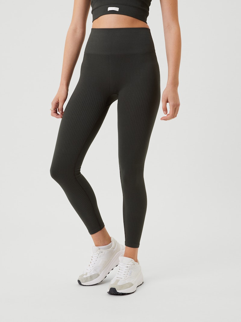 BJORN BORG Studio Seamless Rib Tights Dames
