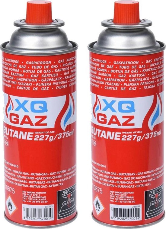 XQ Gaz Gas Navulling Butaan 227 gr
