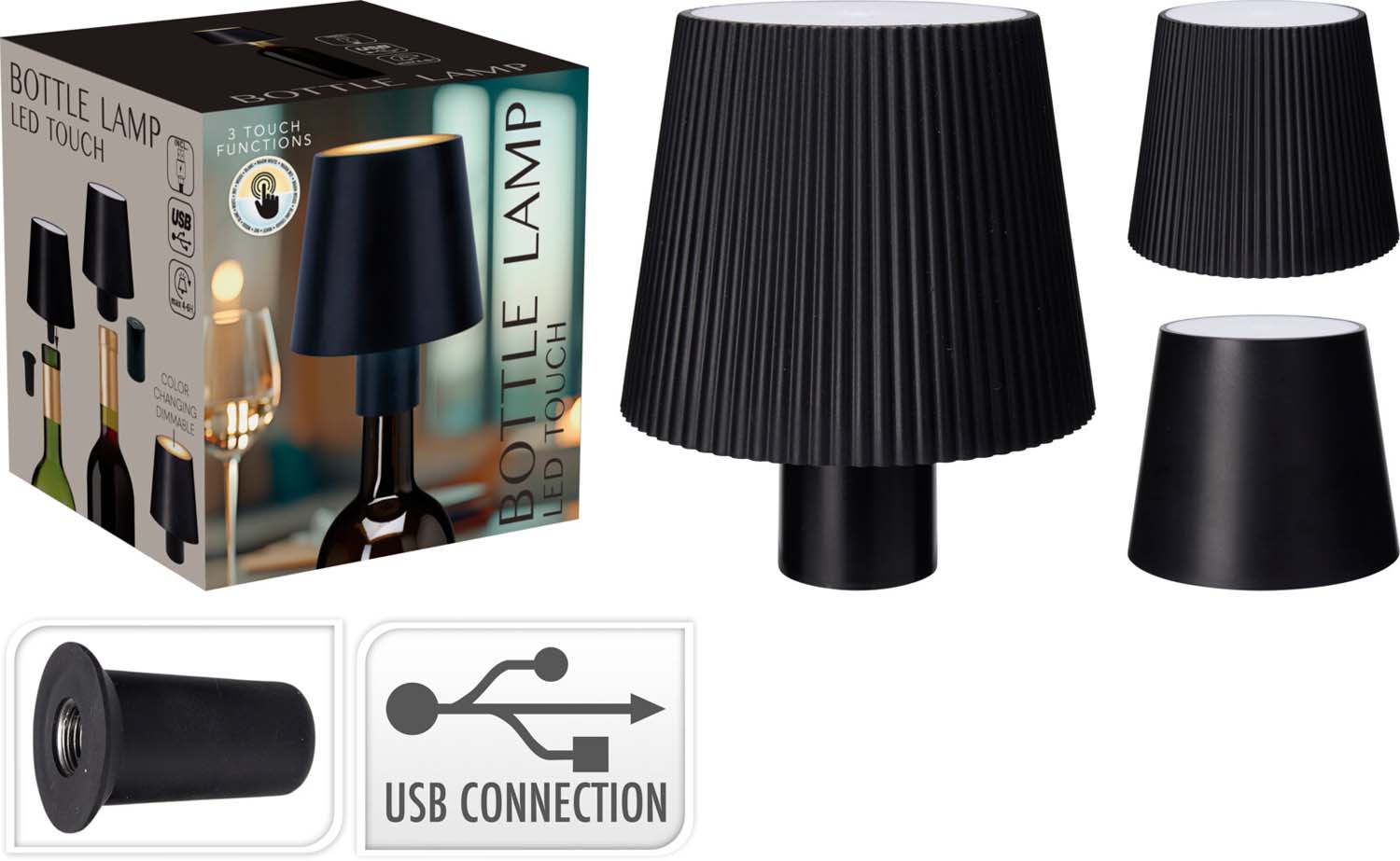 EXCELLENT Flessenlamp