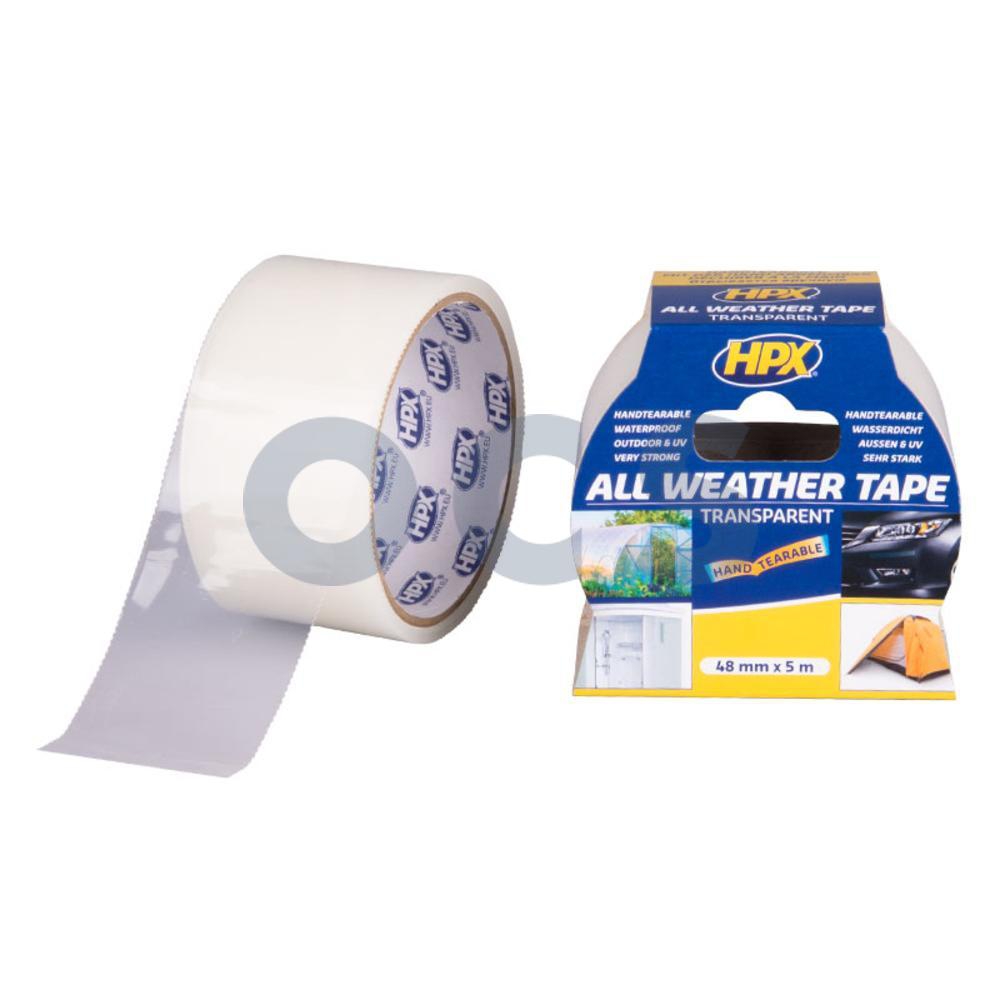 all weather tape - transparant 48mmx5m