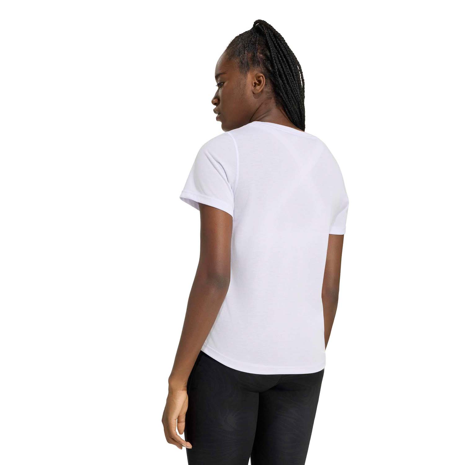 Kx0699 3 apparel on model back view white