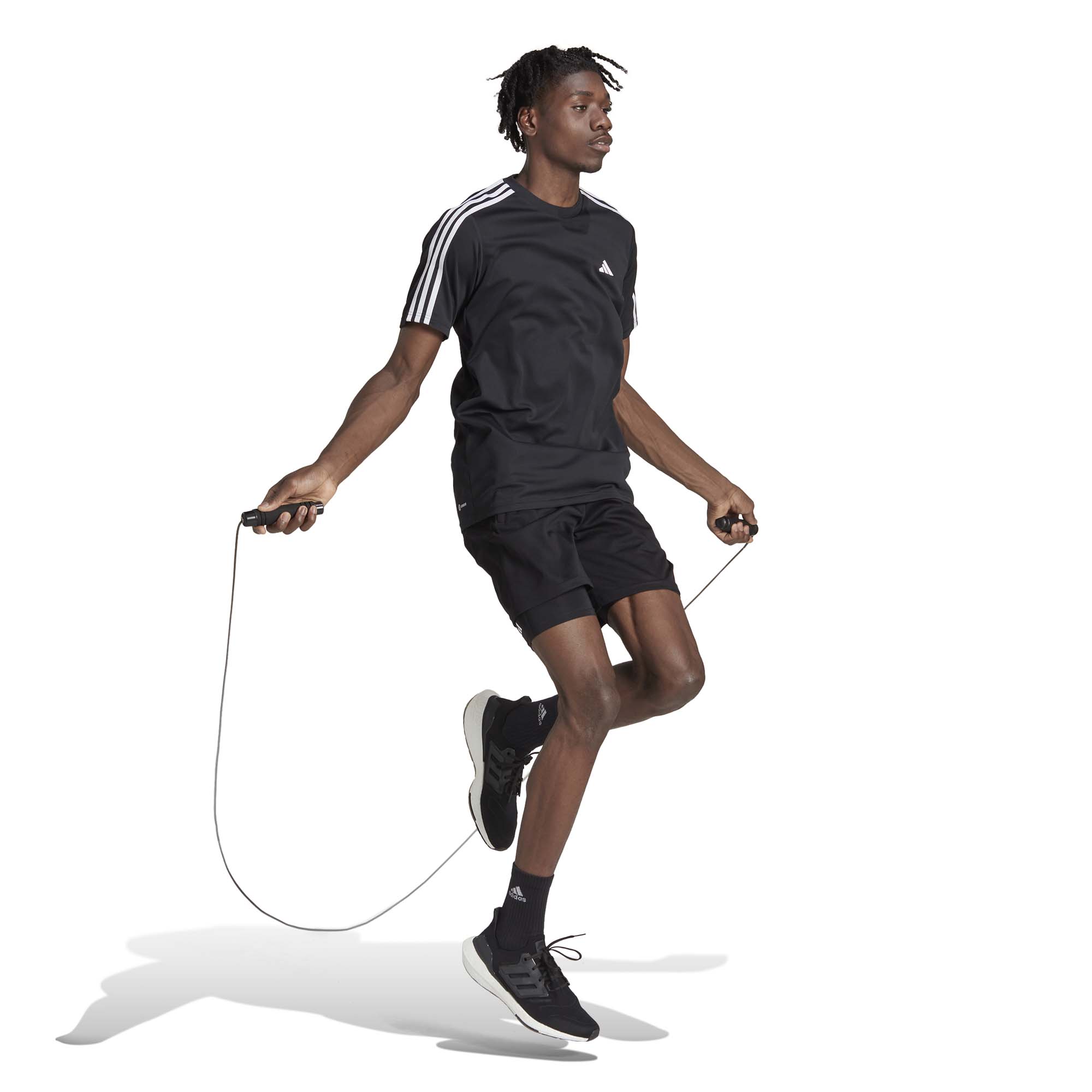 ADIDAS Essential 3-strepen Trainingsshirt Heren ADIDAS Essential 3-strepen Trainingsshirt Heren