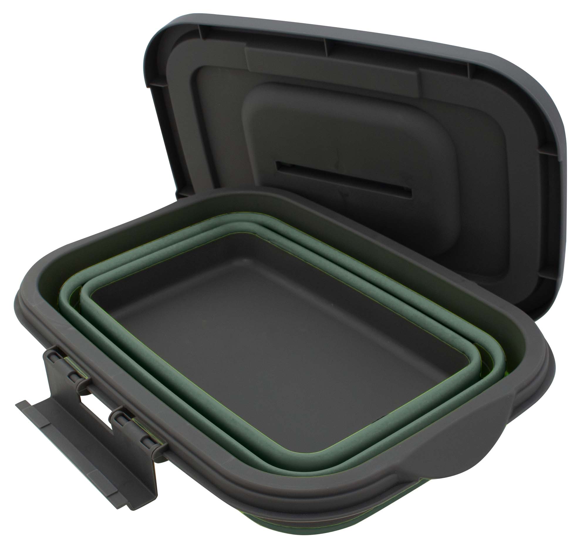 EUROTRAIL Opvouwbare Mand Met Deksel EUROTRAIL Opvouwbare Mand Met Deksel