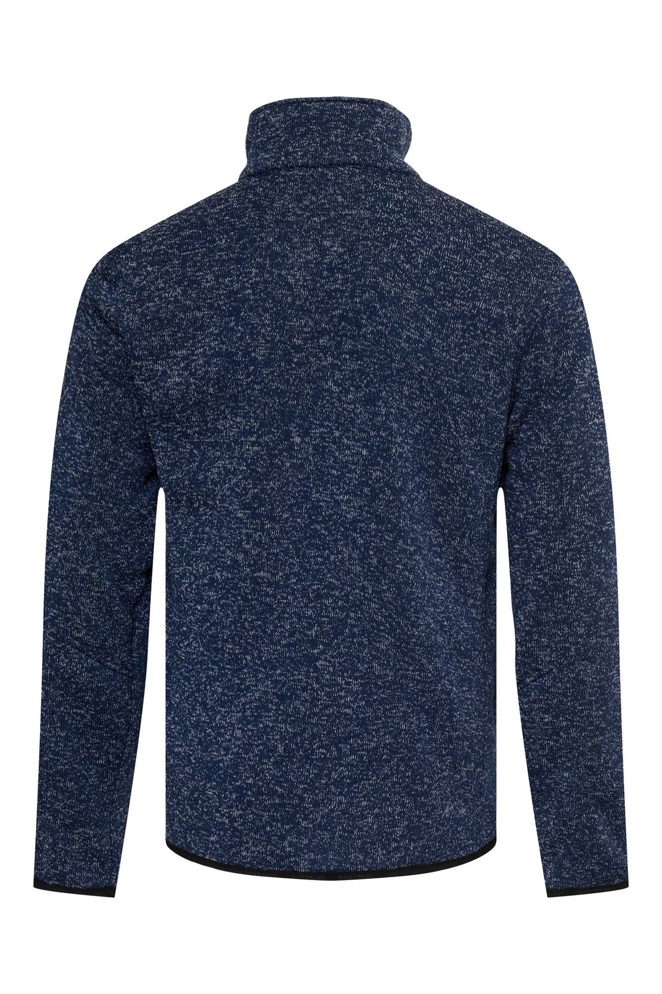 Thumbnail benjamin mens fleece navy white melange b