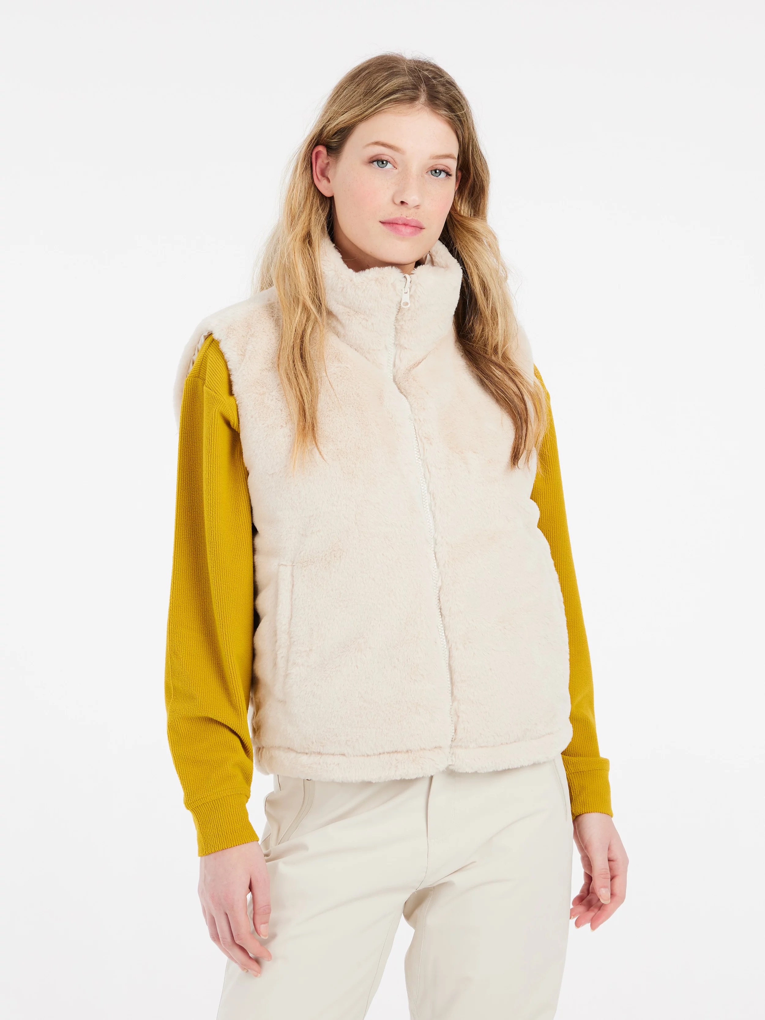 PROTEST Bomb Teddy Bodywarmer Dames PROTEST Bomb Teddy Bodywarmer Dames