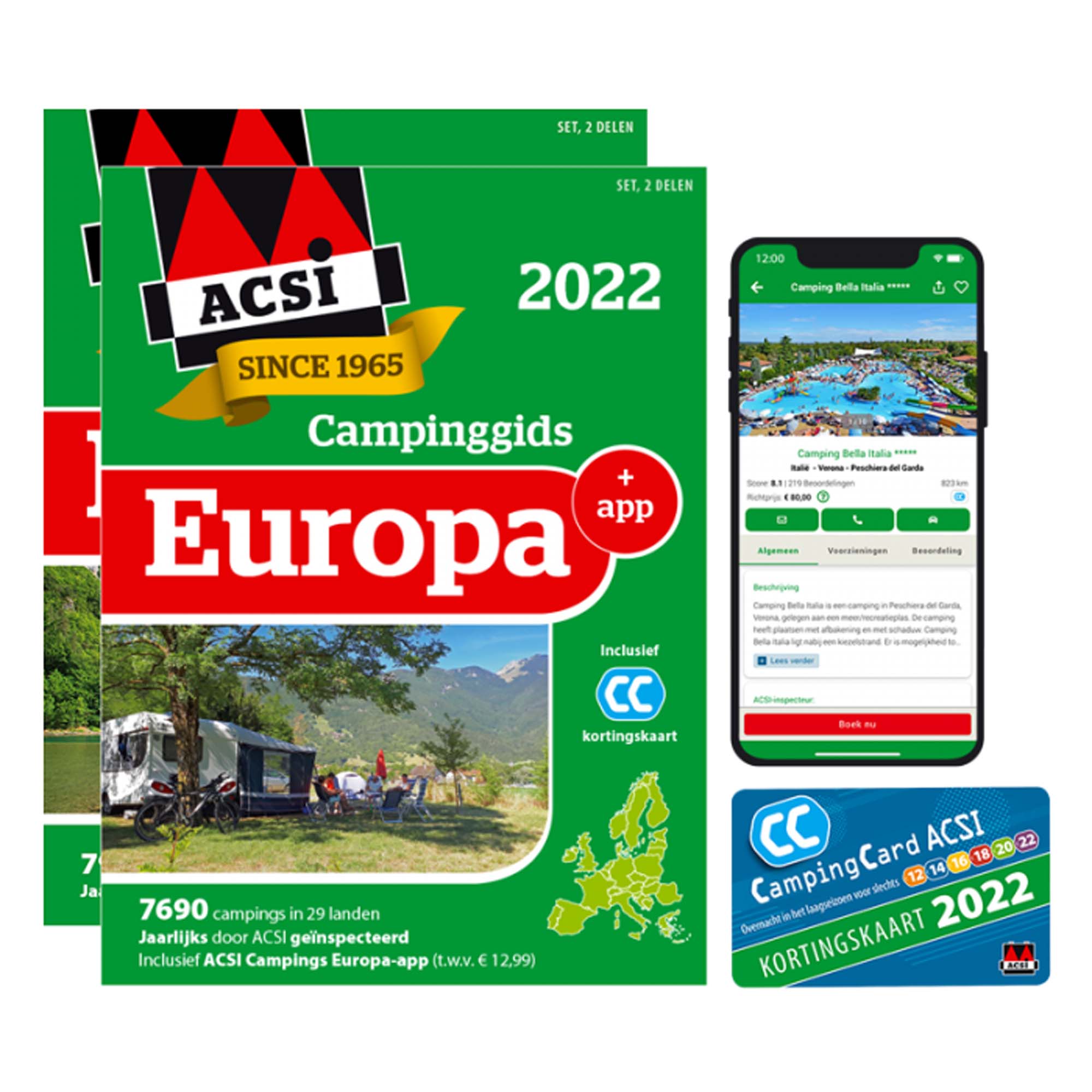 ACSI Campinggids Europa 2022 + App