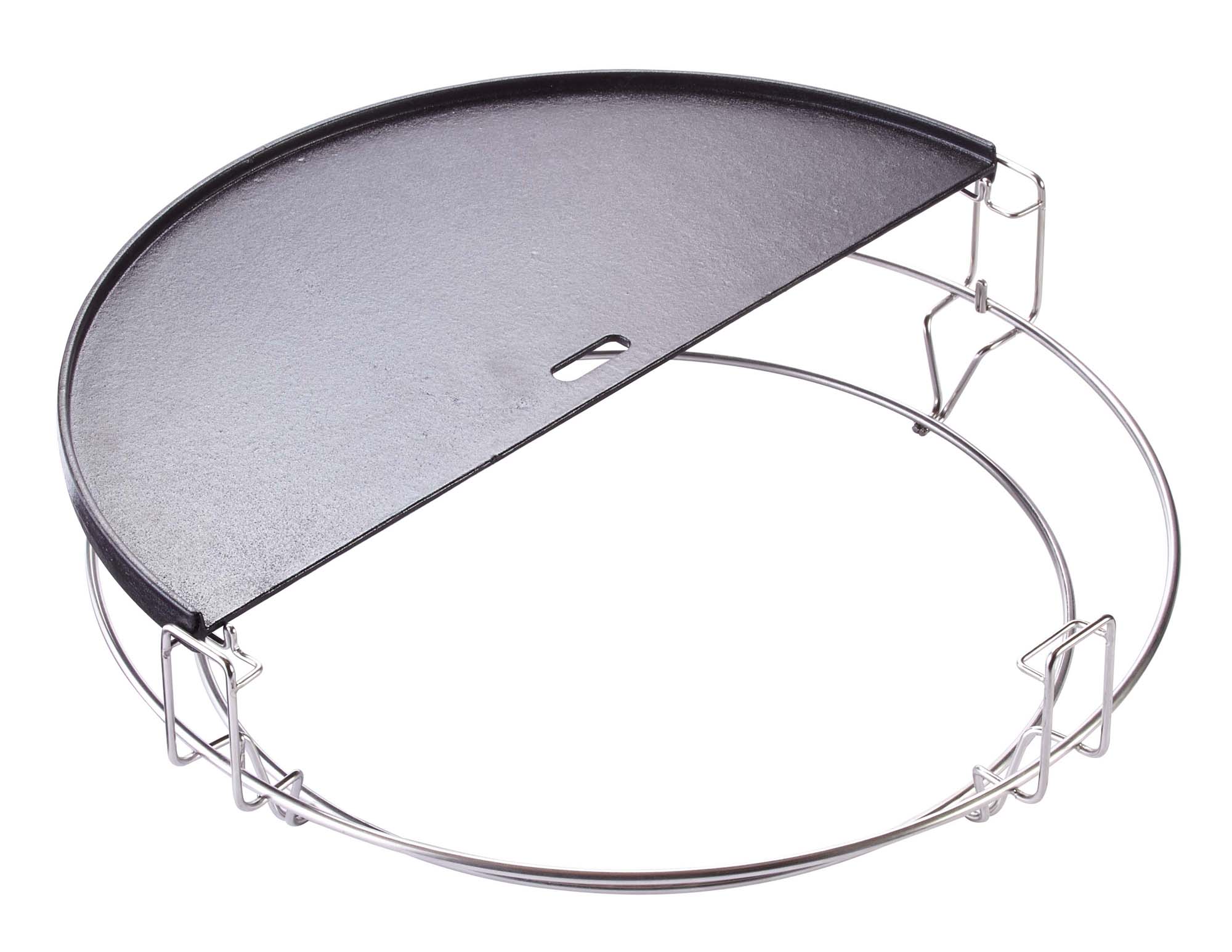 KAMADO JOE Half Moon Cast Iron Reversible Griddle Big Joe KAMADO JOE Half Moon Cast Iron Reversible Griddle Big Joe
