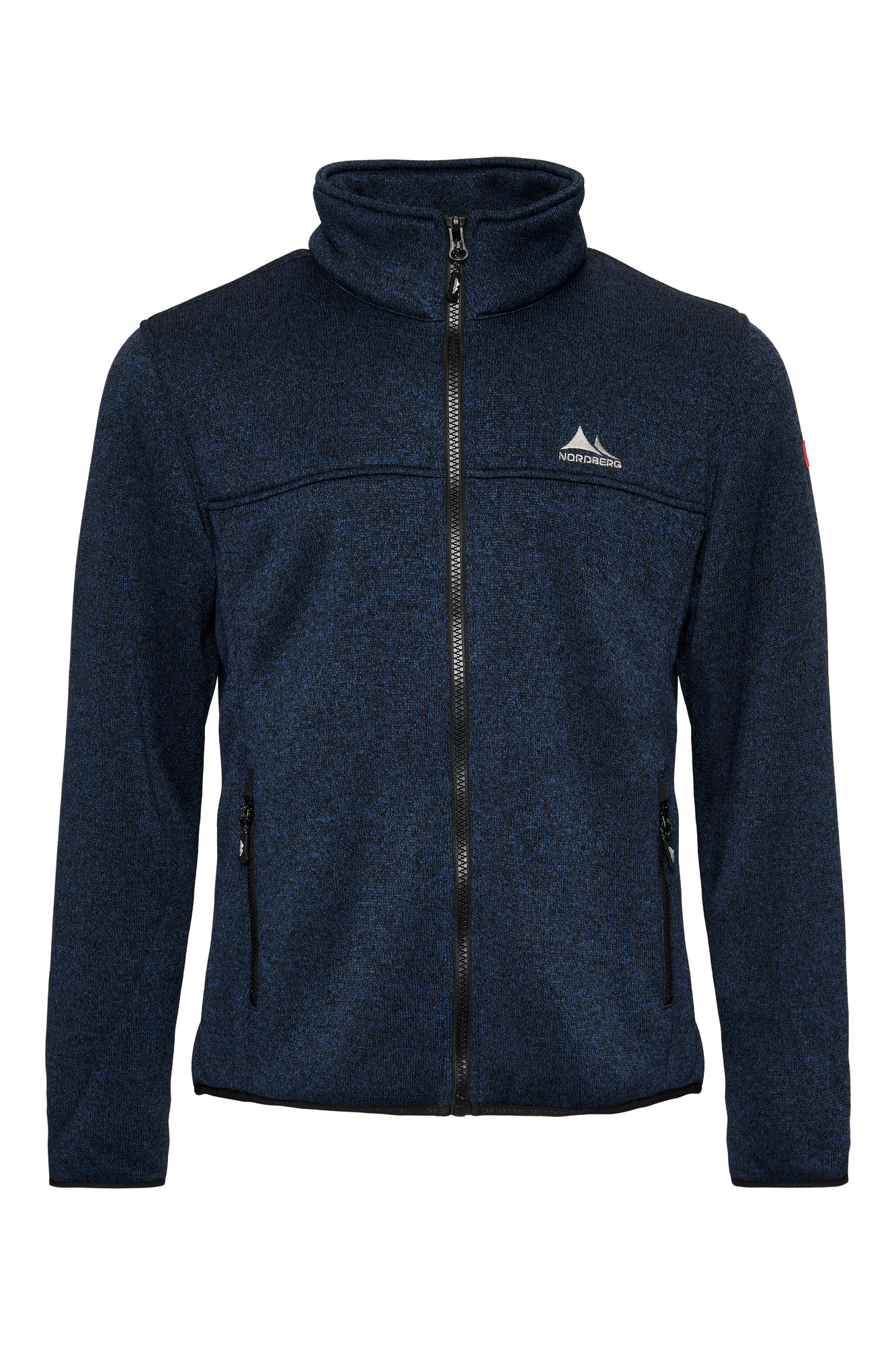 Fred mens bonded fleece navy melange a