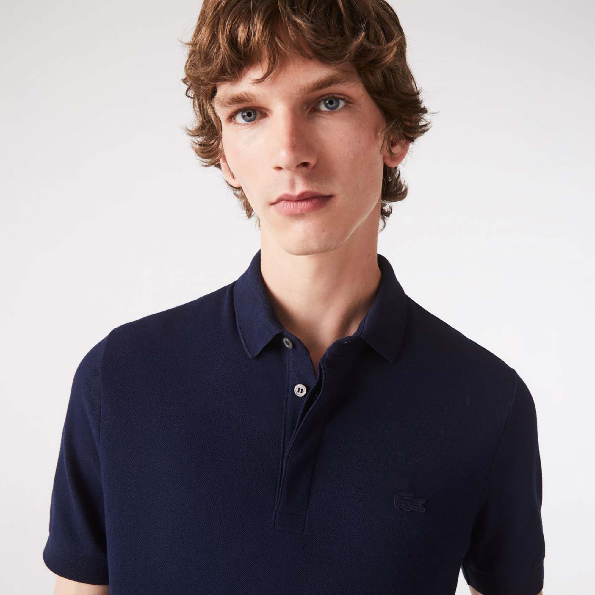 LACOSTE Paris Stretch Polo Heren