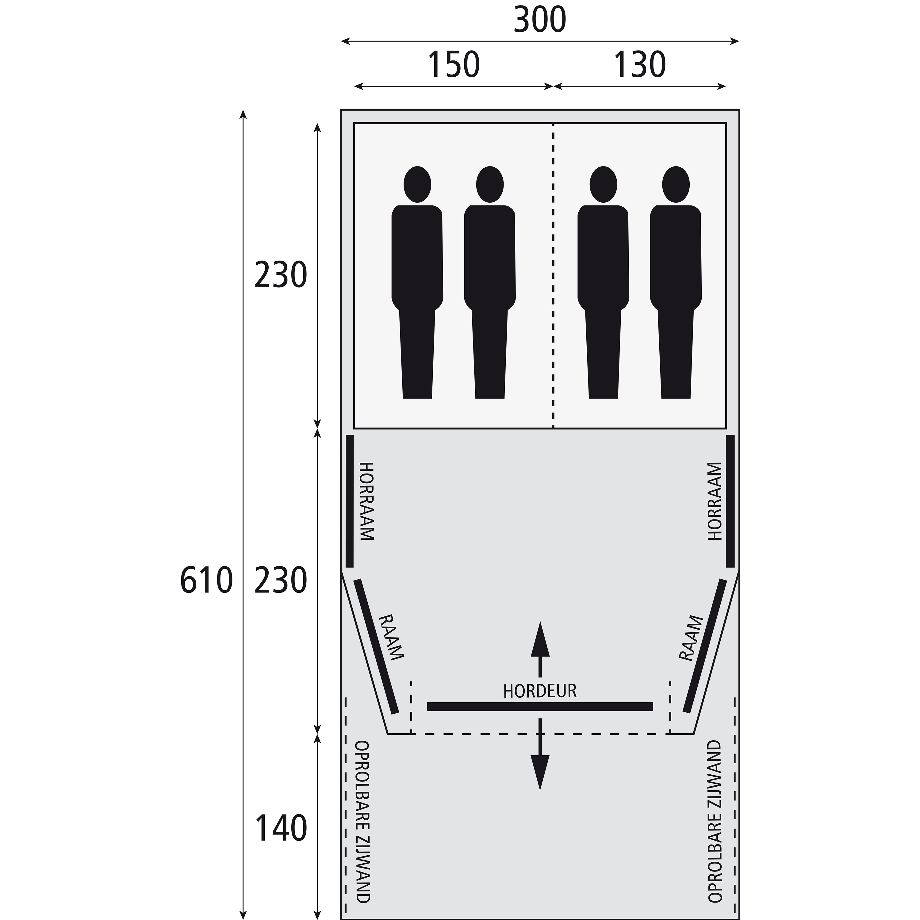 BARDANI Airwave 300 Deluxe TC Opblaasbare Tent 