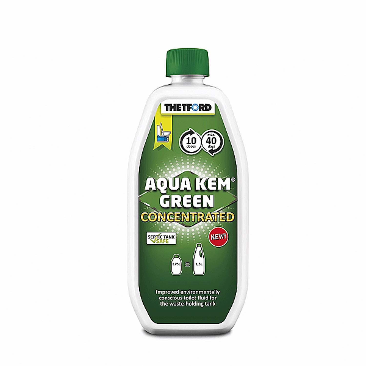 THETFORD  Aqua Kem Green Geconcentreerd Toiletvloeistof 0.75L