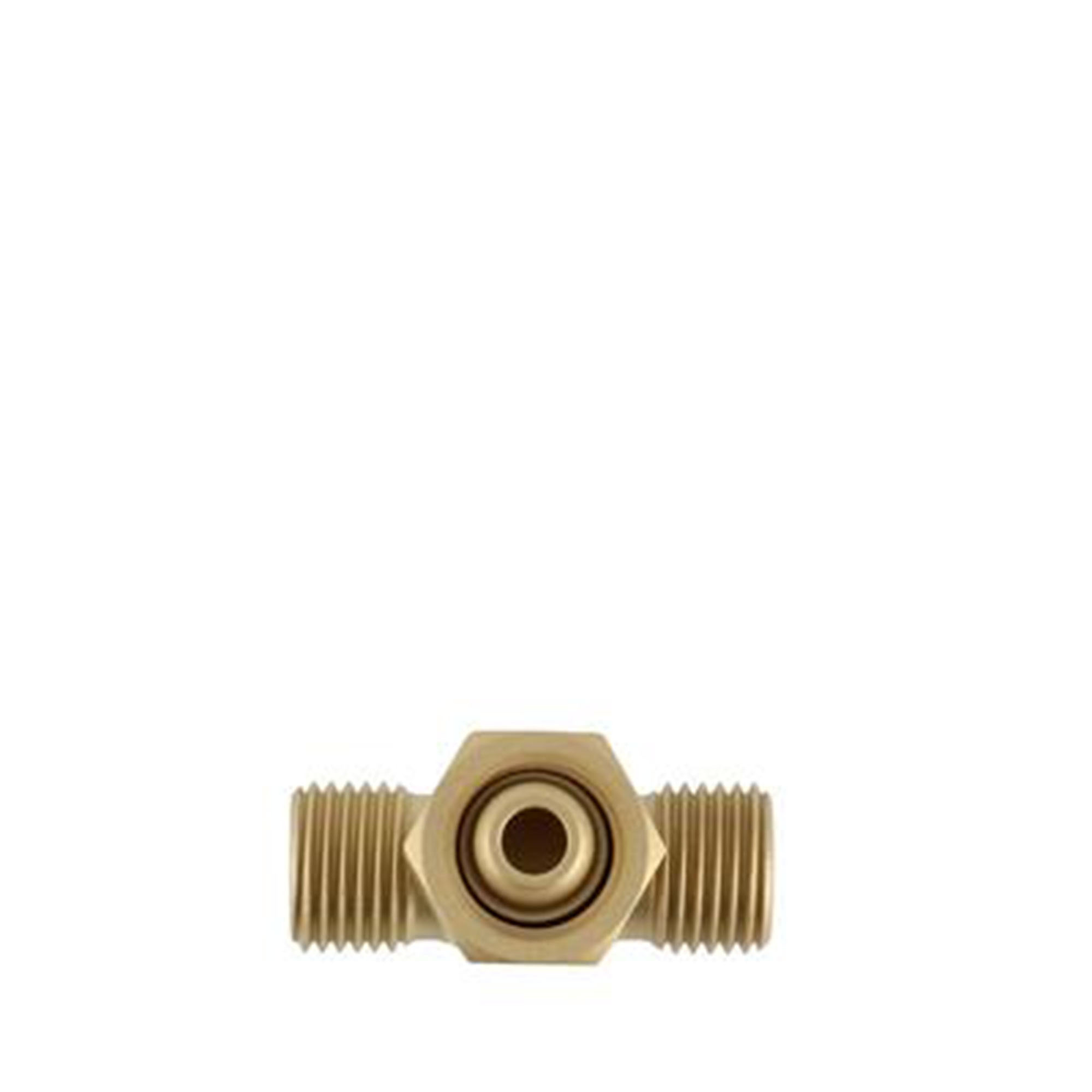 NG GAUTZSCH GIMEG Gimeg T-Stuk 2x 1/4 Inch Links Buiten x 1/4 Inch Linkse Wartel NG GAUTZSCH GIMEG Gimeg T-Stuk 2x 1/4 Inch Links Buiten x 1/4 Inch Linkse Wartel