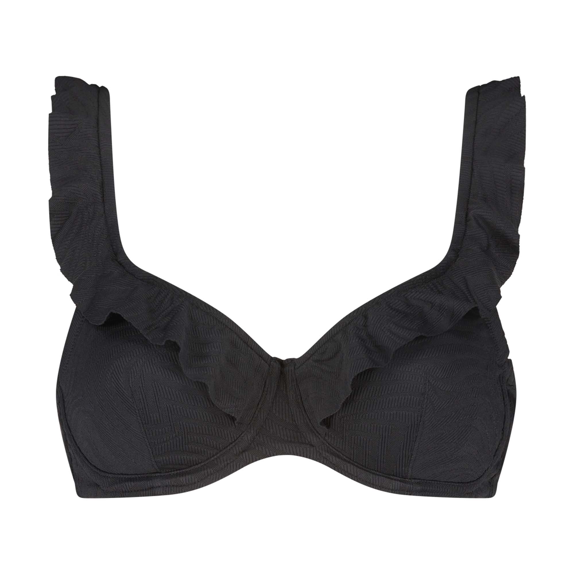 BEACHLIFE Black Swirl Bikinitop Dames