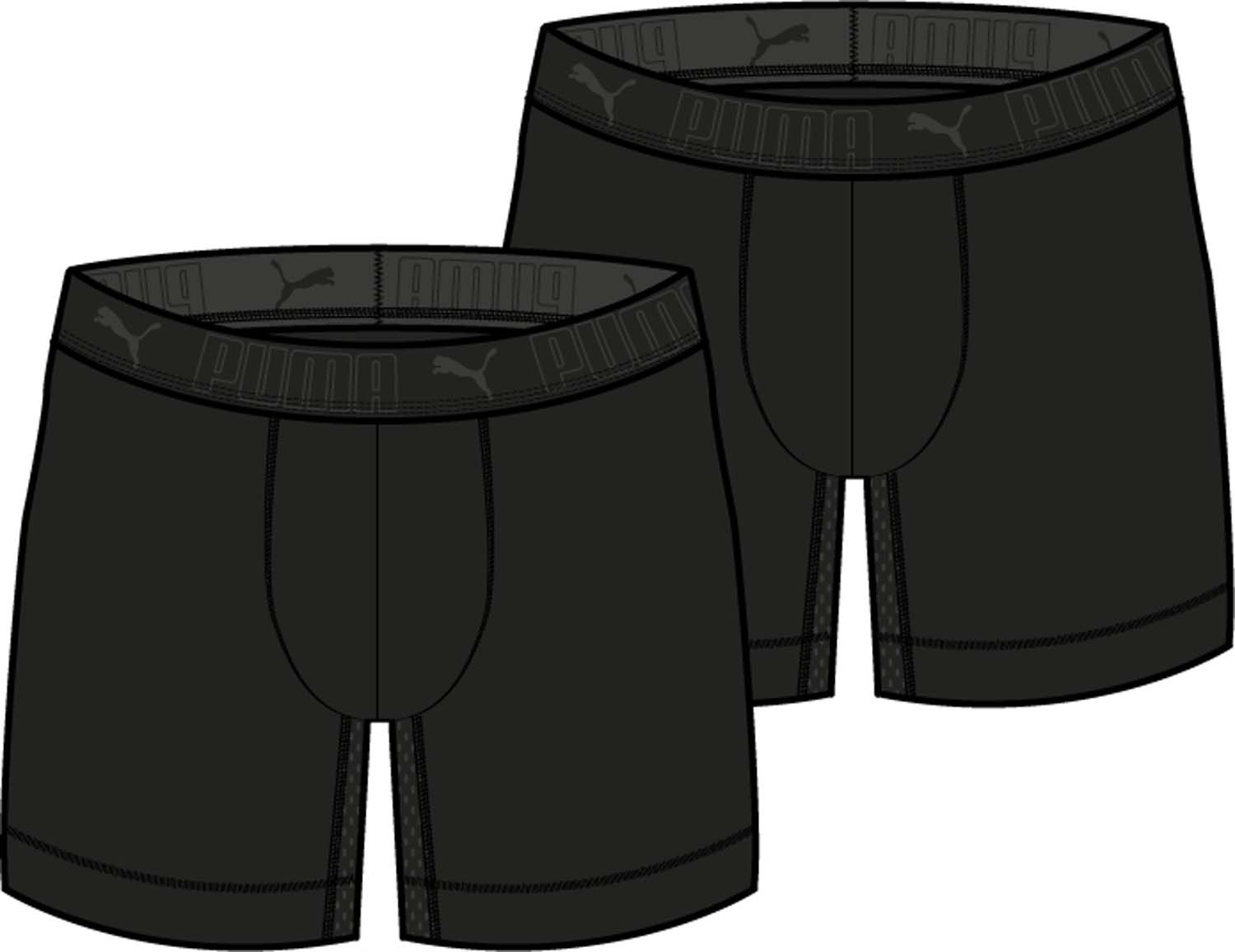 PUMA puma sport microfiber boxer 2p Heren