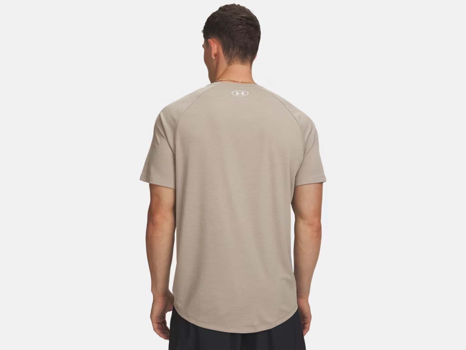 UNDER ARMOUR ua tech textured ss-brn sportshirt Heren