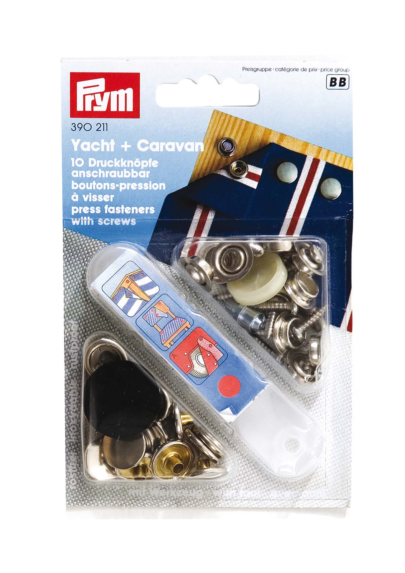 PRYM Drukknopen Schroefbaar 15mm