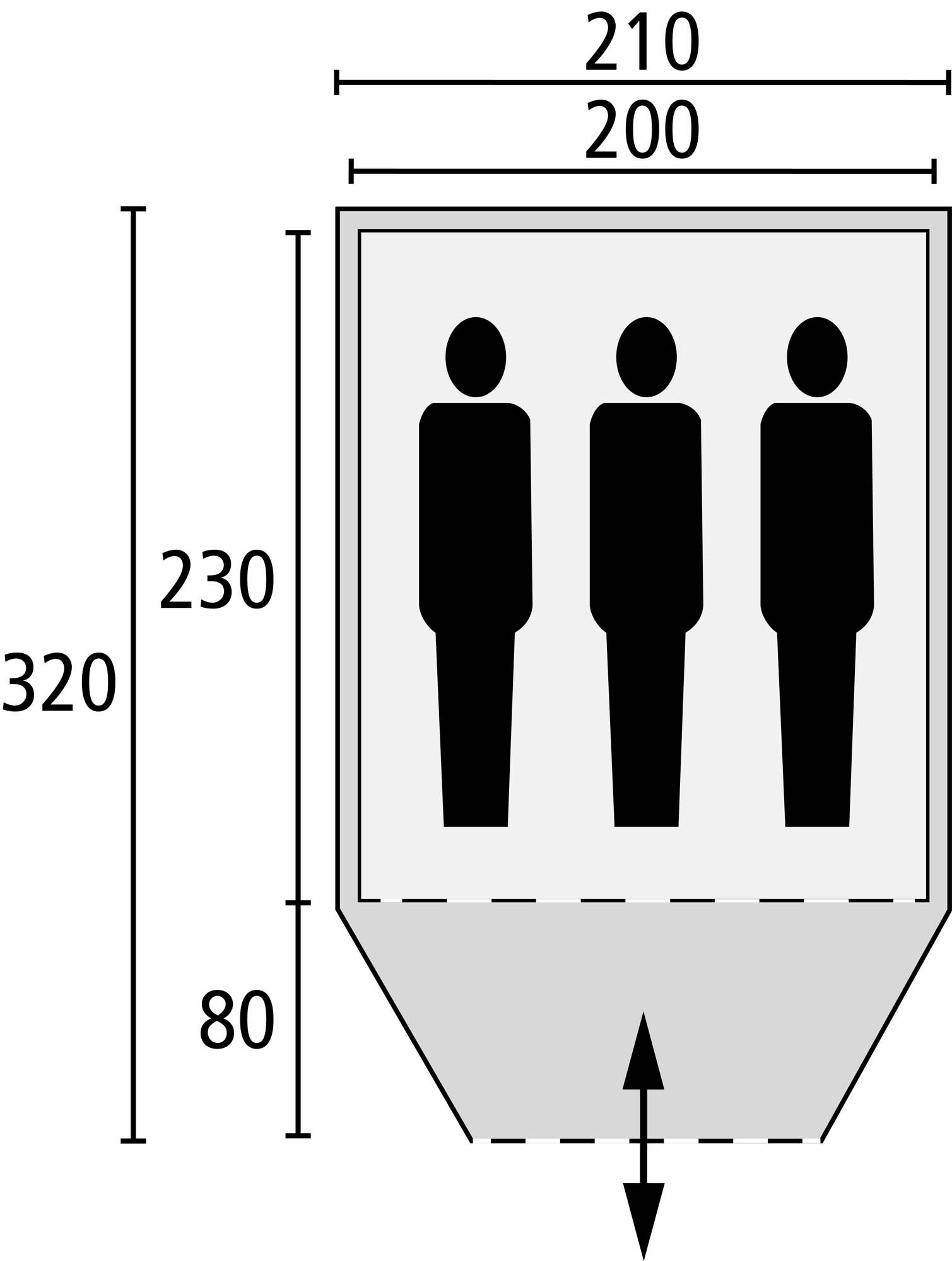 Speed 210 plus plattegrond