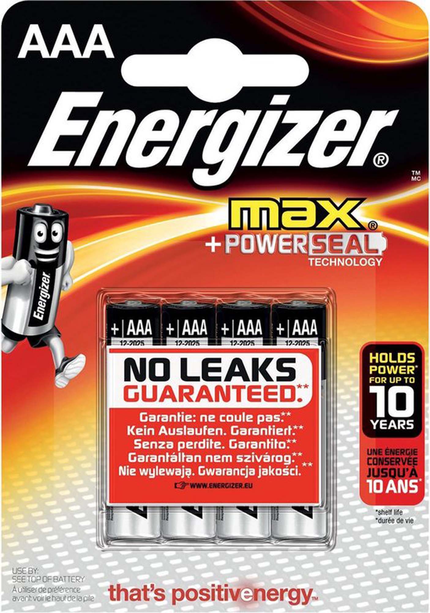 ENERGIZER Batterij Max Aaa Lr03