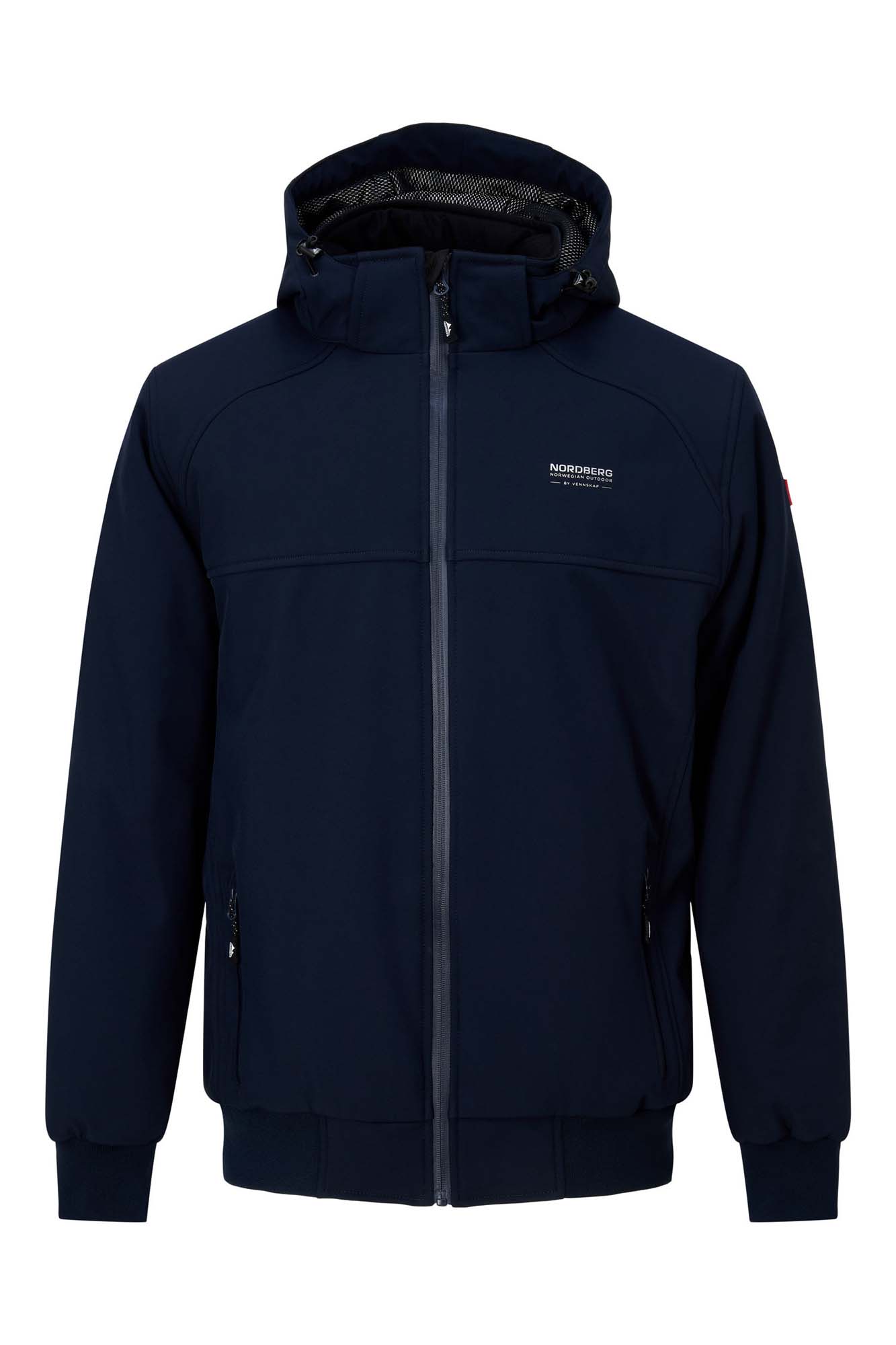 Vick mens padded softshell navy dark a