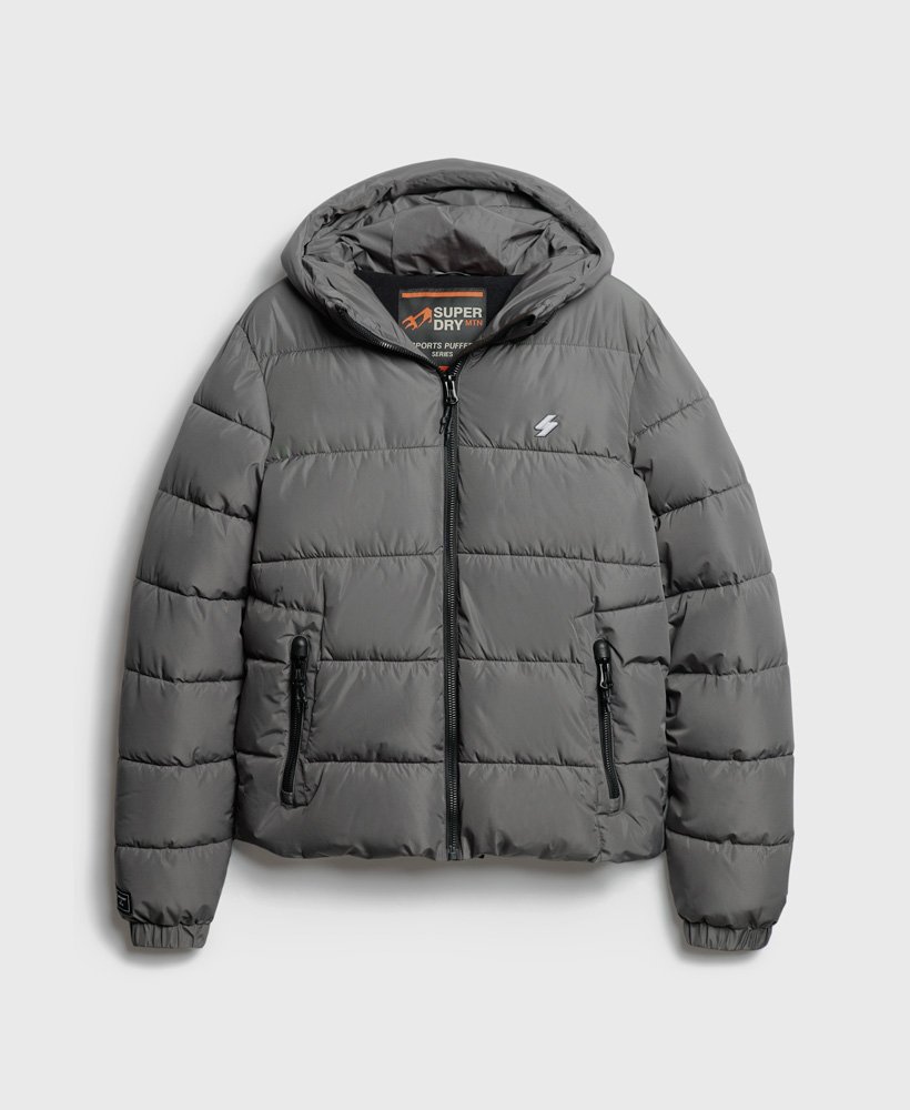 SUPERDRY hooded sports puffer jacket