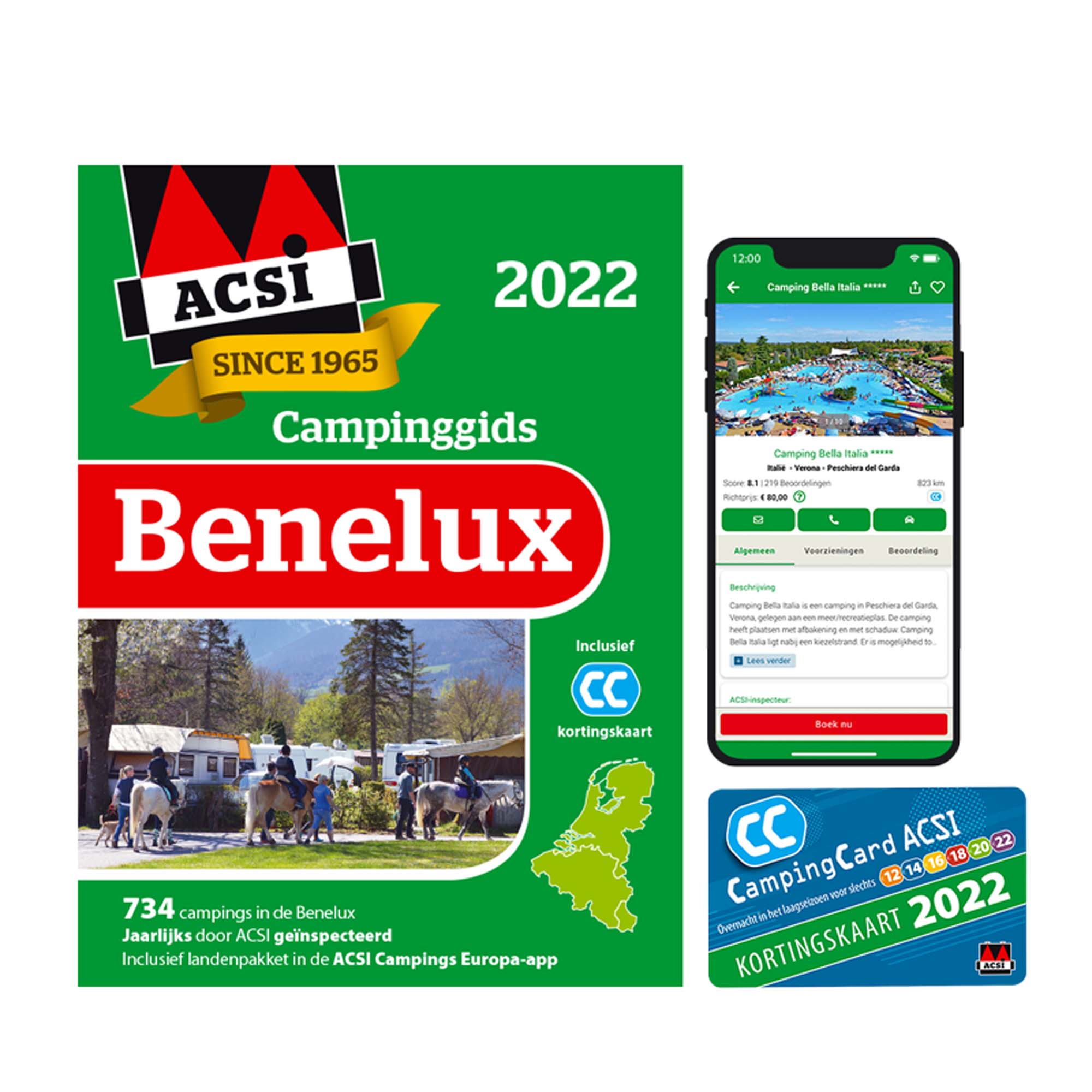 ACSI Campinggids Benelux 2022 + App