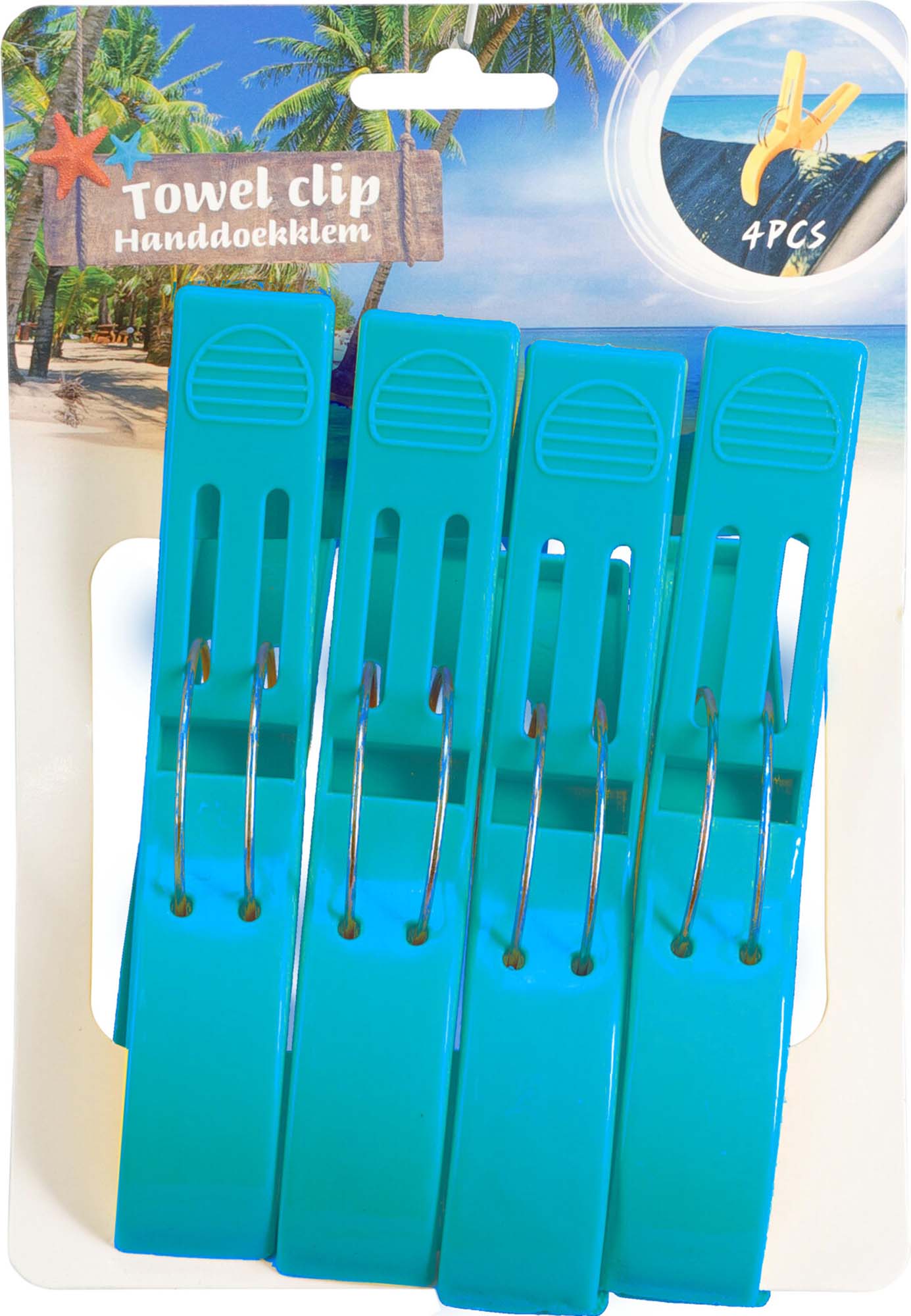 EXCELLENT Handdoekklem 4 stuks