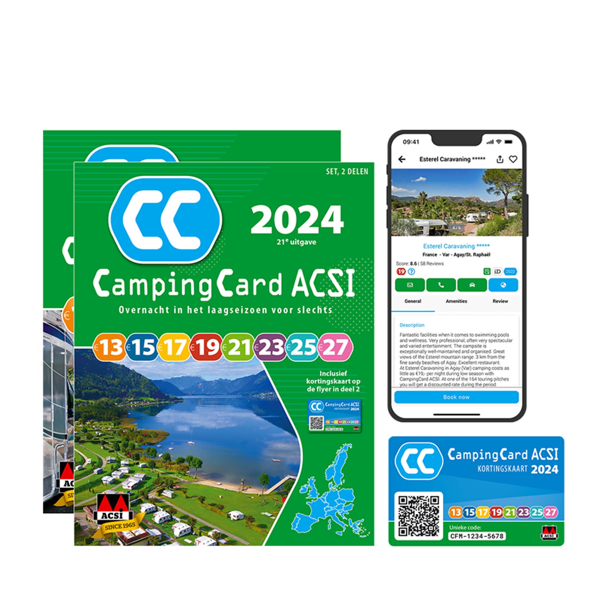 ACSI campingcard 2024 nederlandstalig