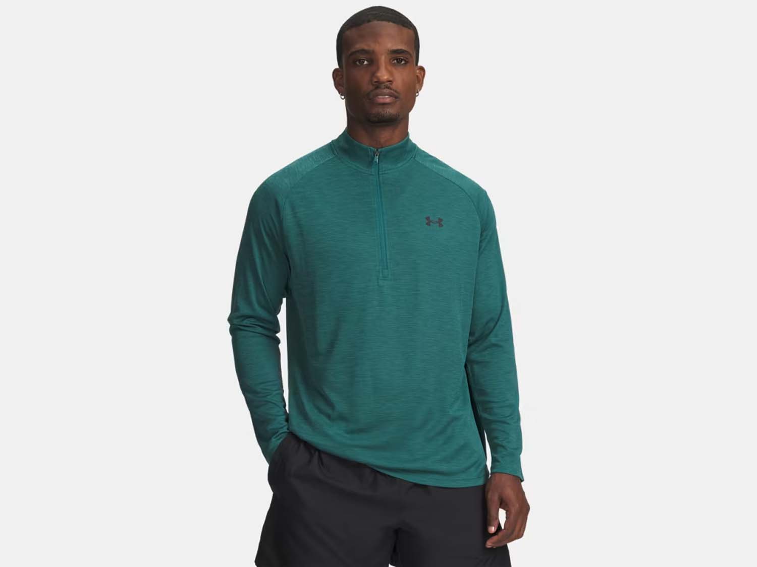 UNDER ARMOUR ua tech textured 1/2 zipper Heren