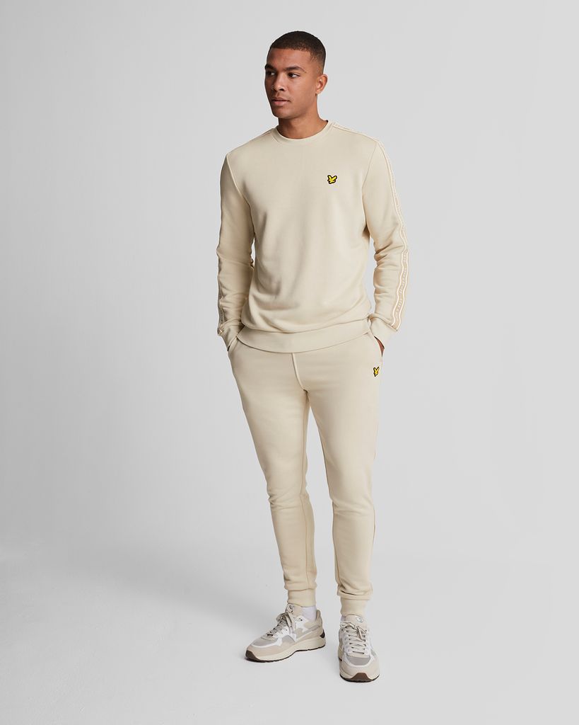 LYLE AND SCOTT Tape Crew Neck Sweatshirt Heren LYLE AND SCOTT Tape Crew Neck Sweatshirt Heren