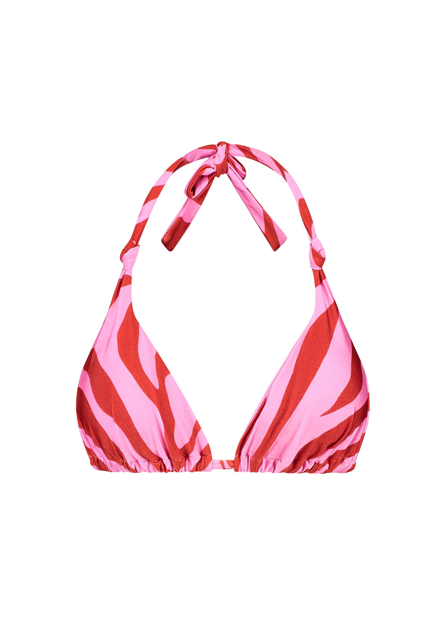 BEACHLIFE Pink Zebra Triangel Bikinitop Dames