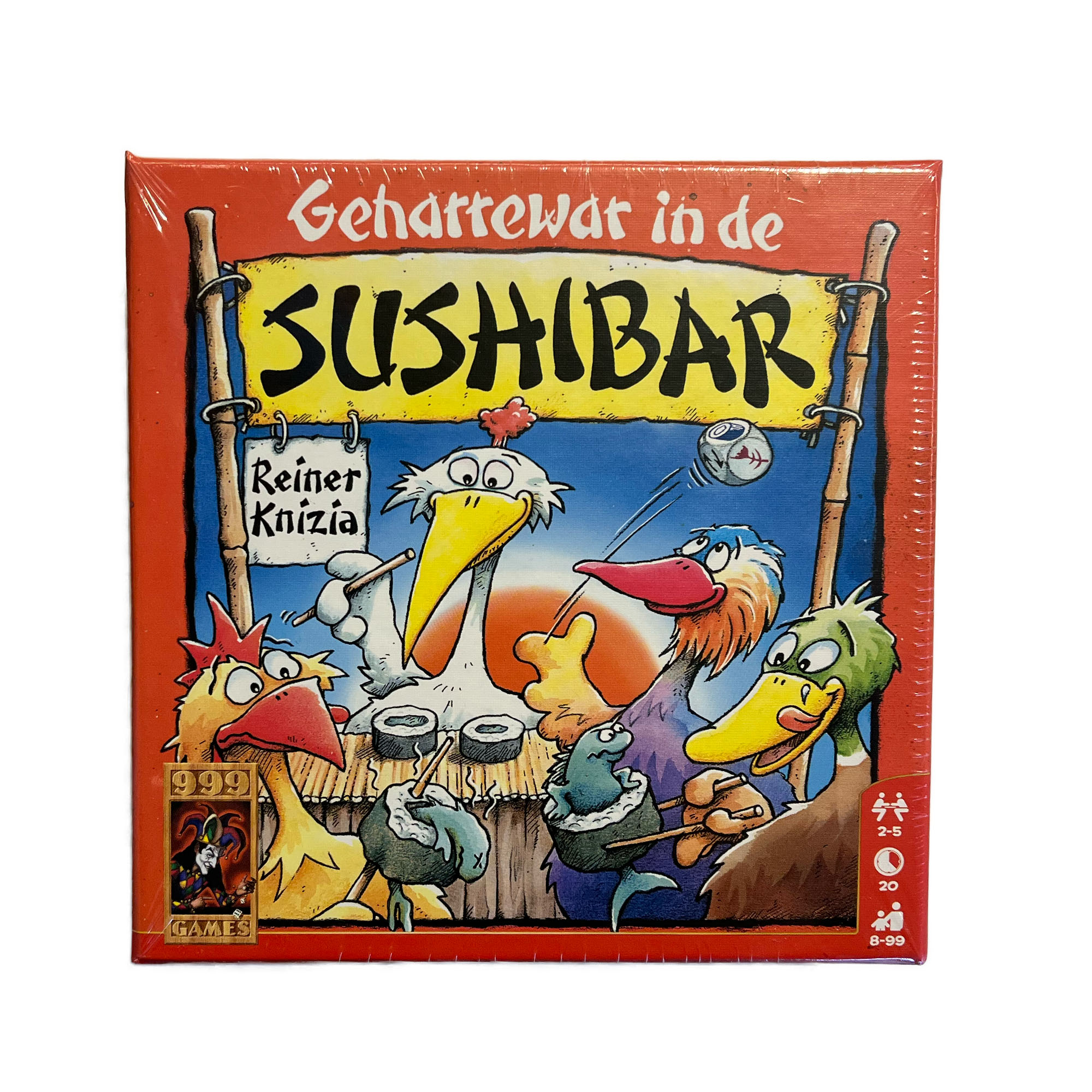 999 games Geharrewar in de Sushibar - Dobbelspel