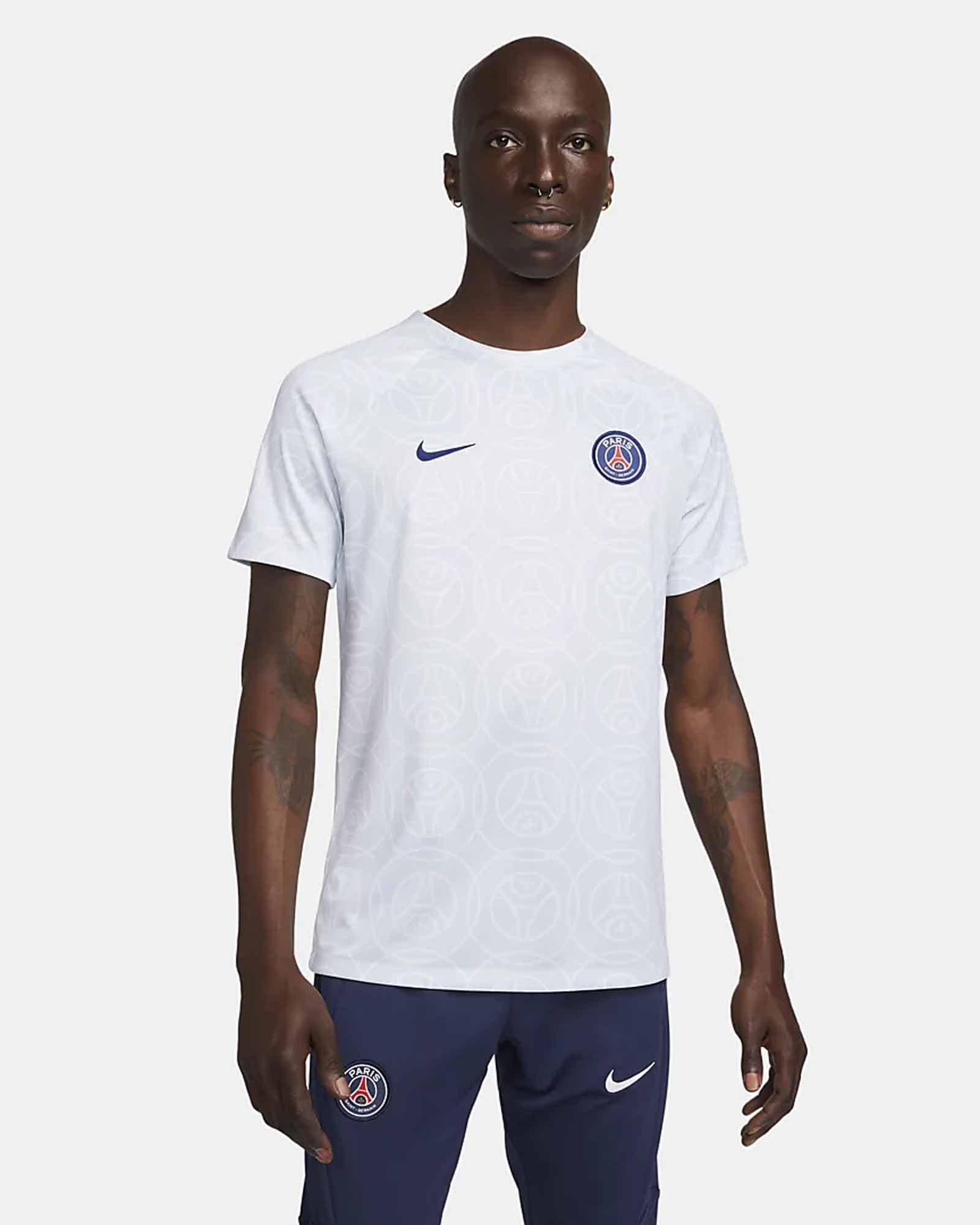 NIKE Psg Heren T-shirt Blauw