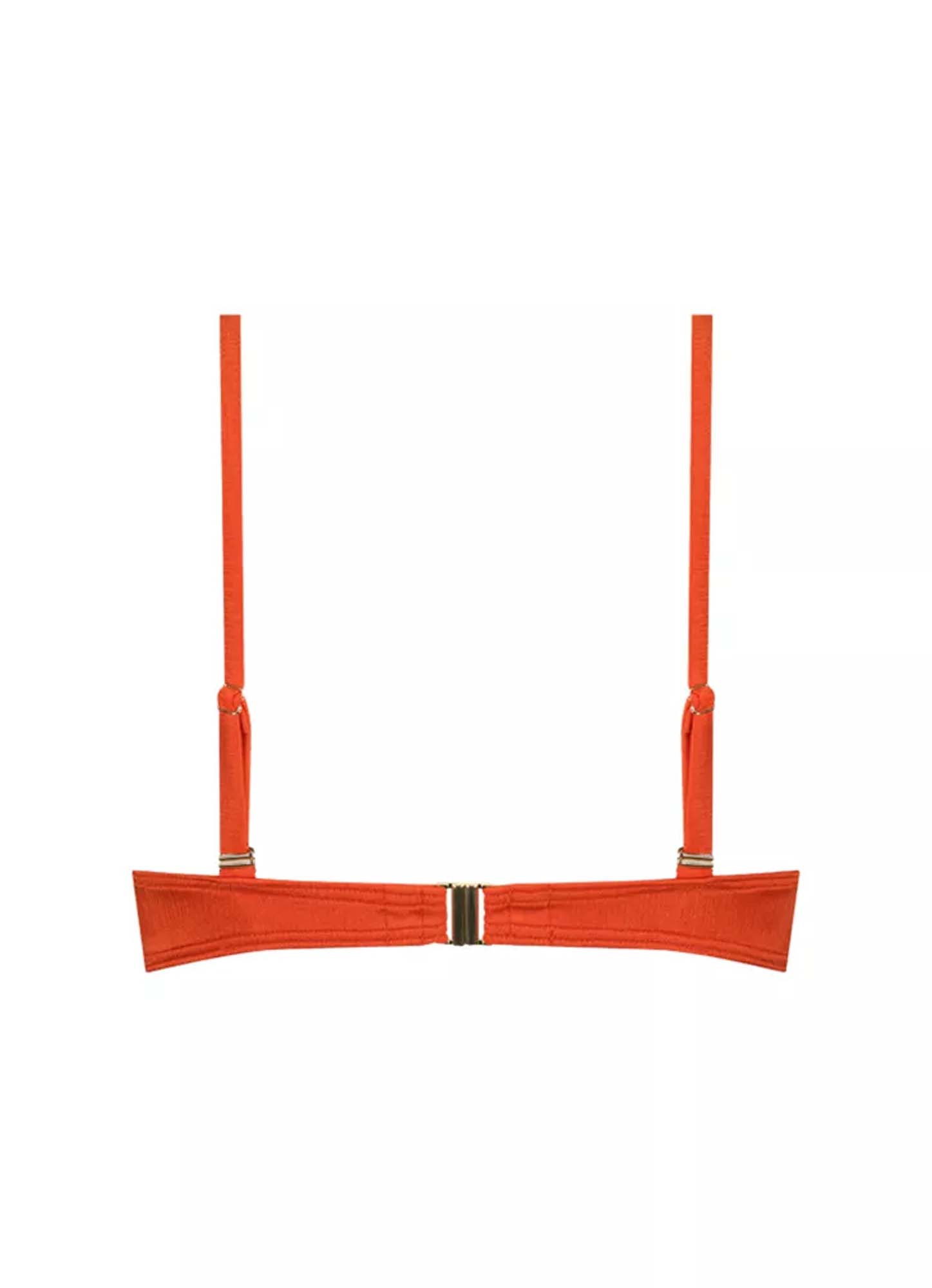 CYELL Satin Tomato Paddaed Wired Top CYELL Satin Tomato Paddaed Wired Top