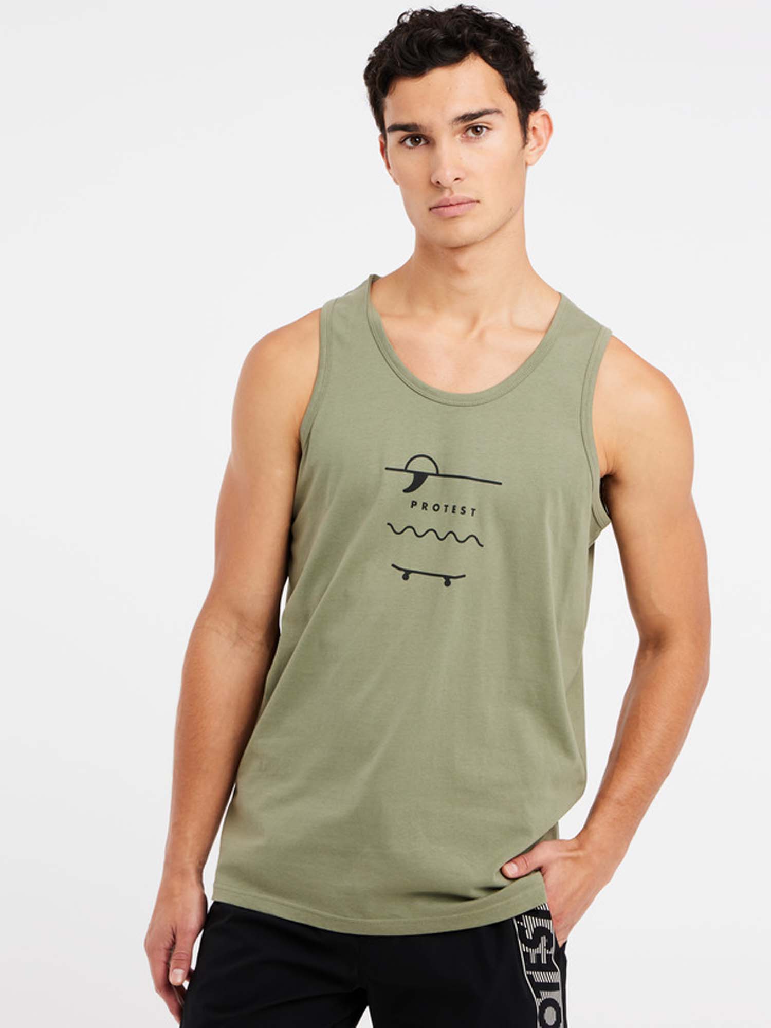 PROTEST Dinchi Tanktop  Heren