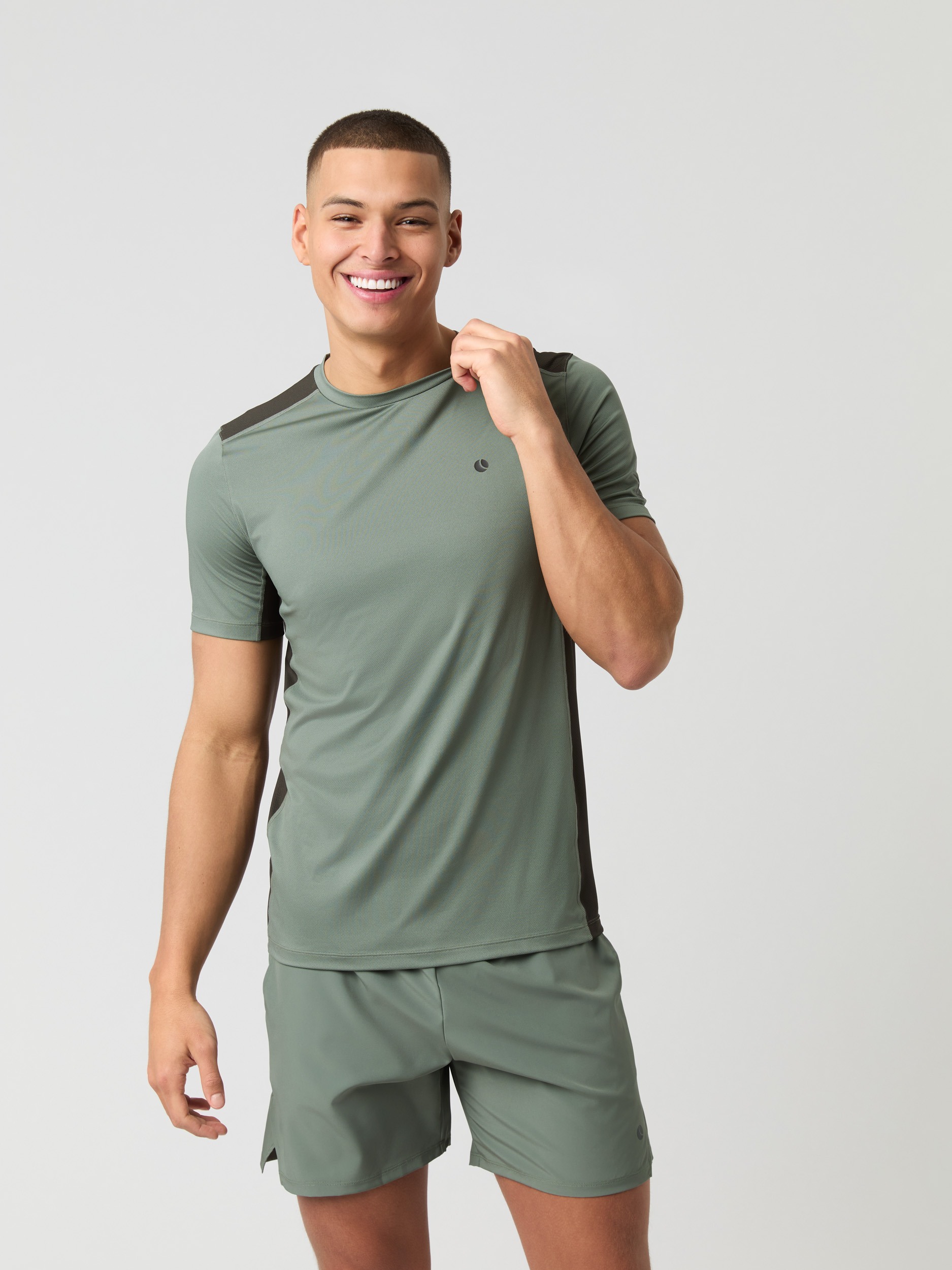 BJORN BORG Mesh Panel T-Shirt Heren