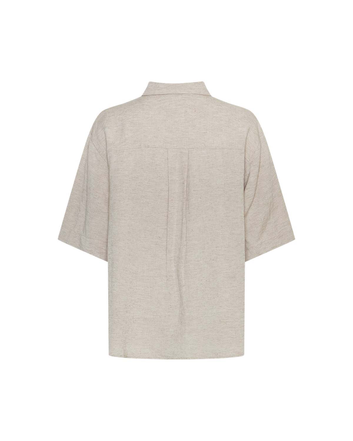 Mschviana 3 4 shirt 19654 2 sand melange