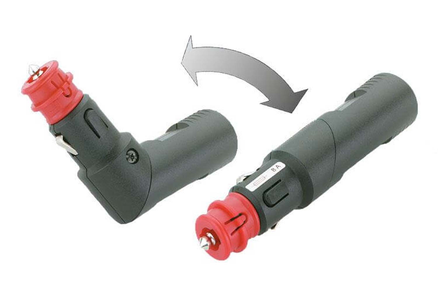 HABA Stekker UNI Haaks Verstelbaar 12V