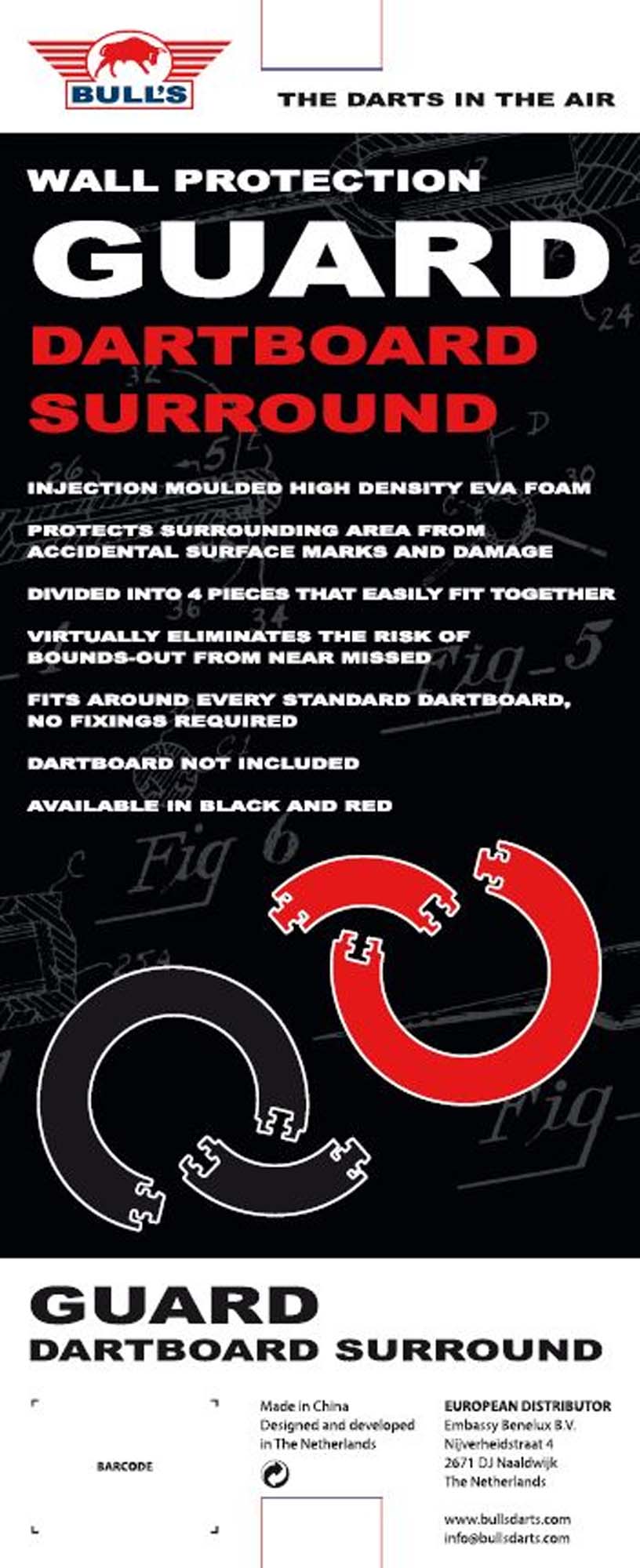 BULLS Bulls Guard Foam 4Pcs Surround