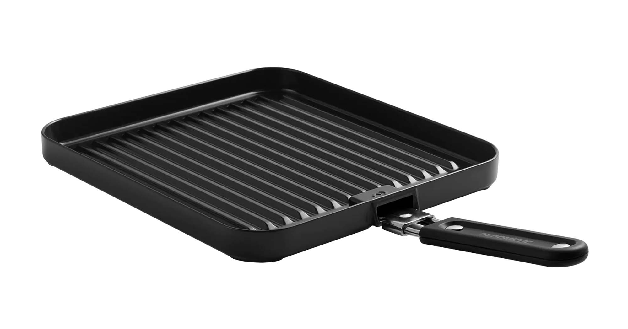 Univesal ribbed grill plate