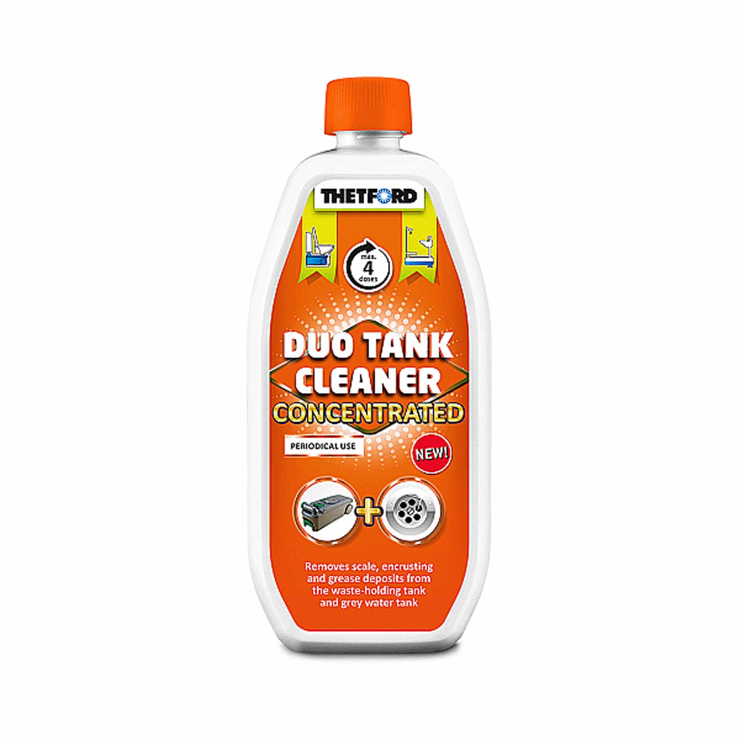 THETFORD Duo Tank Cleaner Geconcentreerd Toiletvloeistof 0.8L