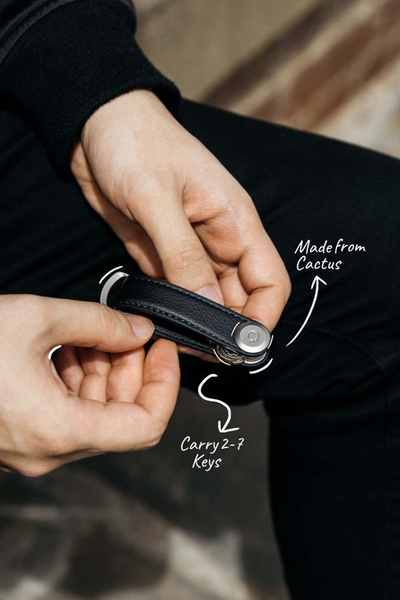 ORBITKEY Cactus Leather Key Multi-Tool V2 Unisex ORBITKEY Cactus Leather Key Multi-Tool V2 Unisex