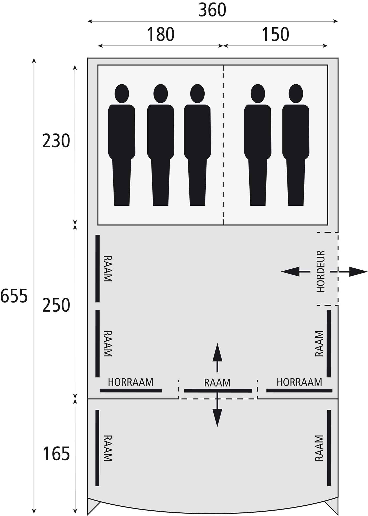 Indian hills 360 plattegrond