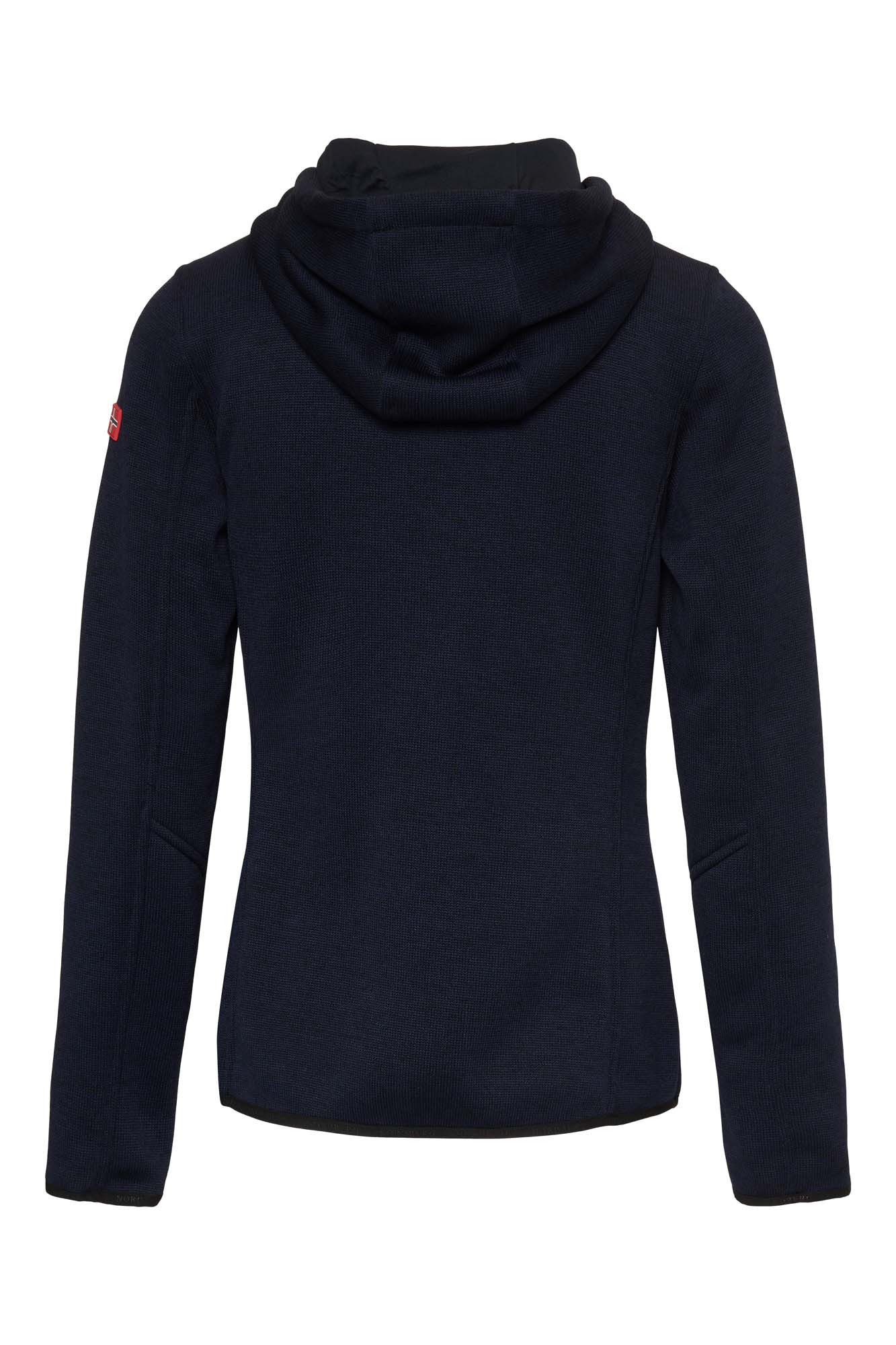Elise ladies fleece navy melange c