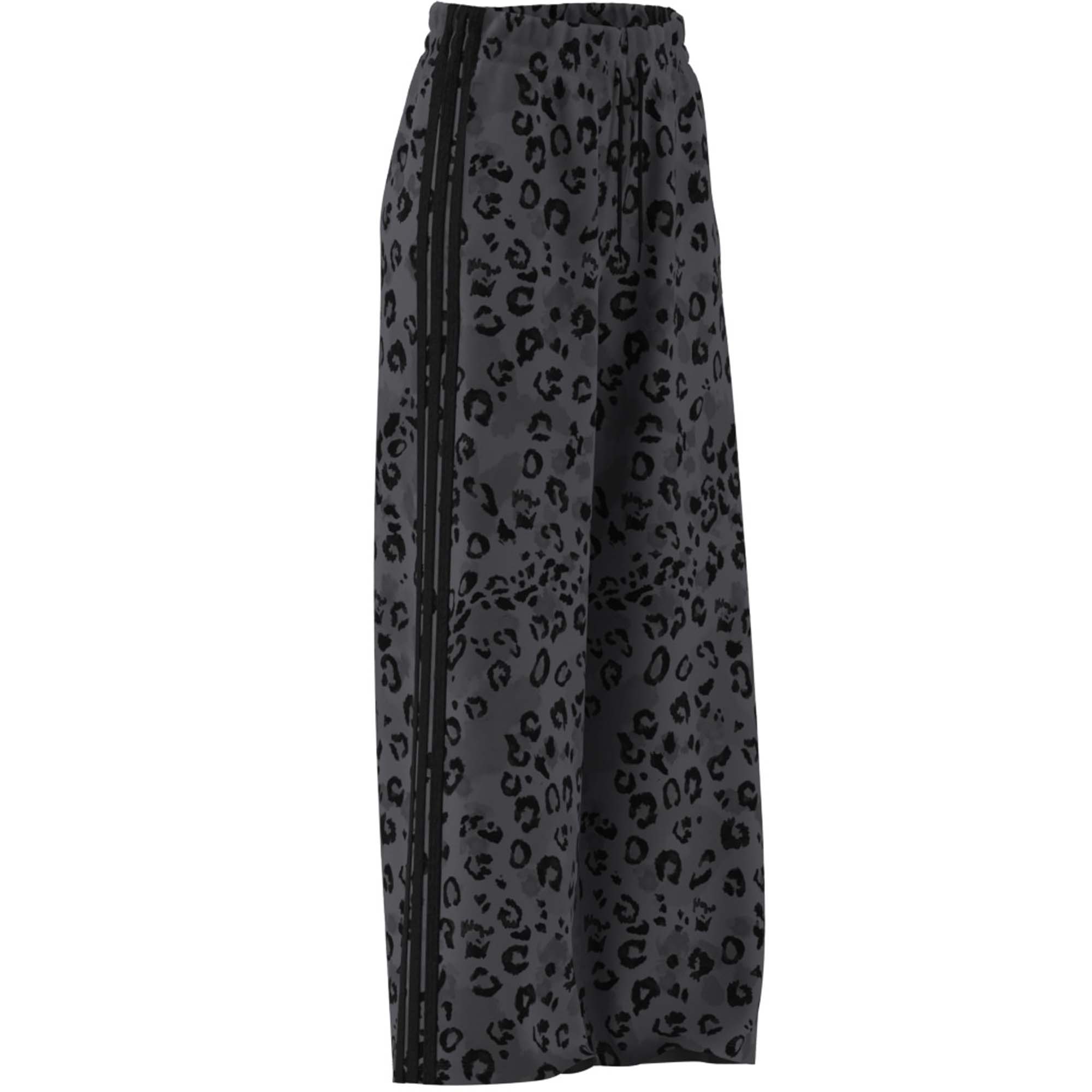 ADIDAS Animal Print 3-Stripes Open Hem Broek Dames