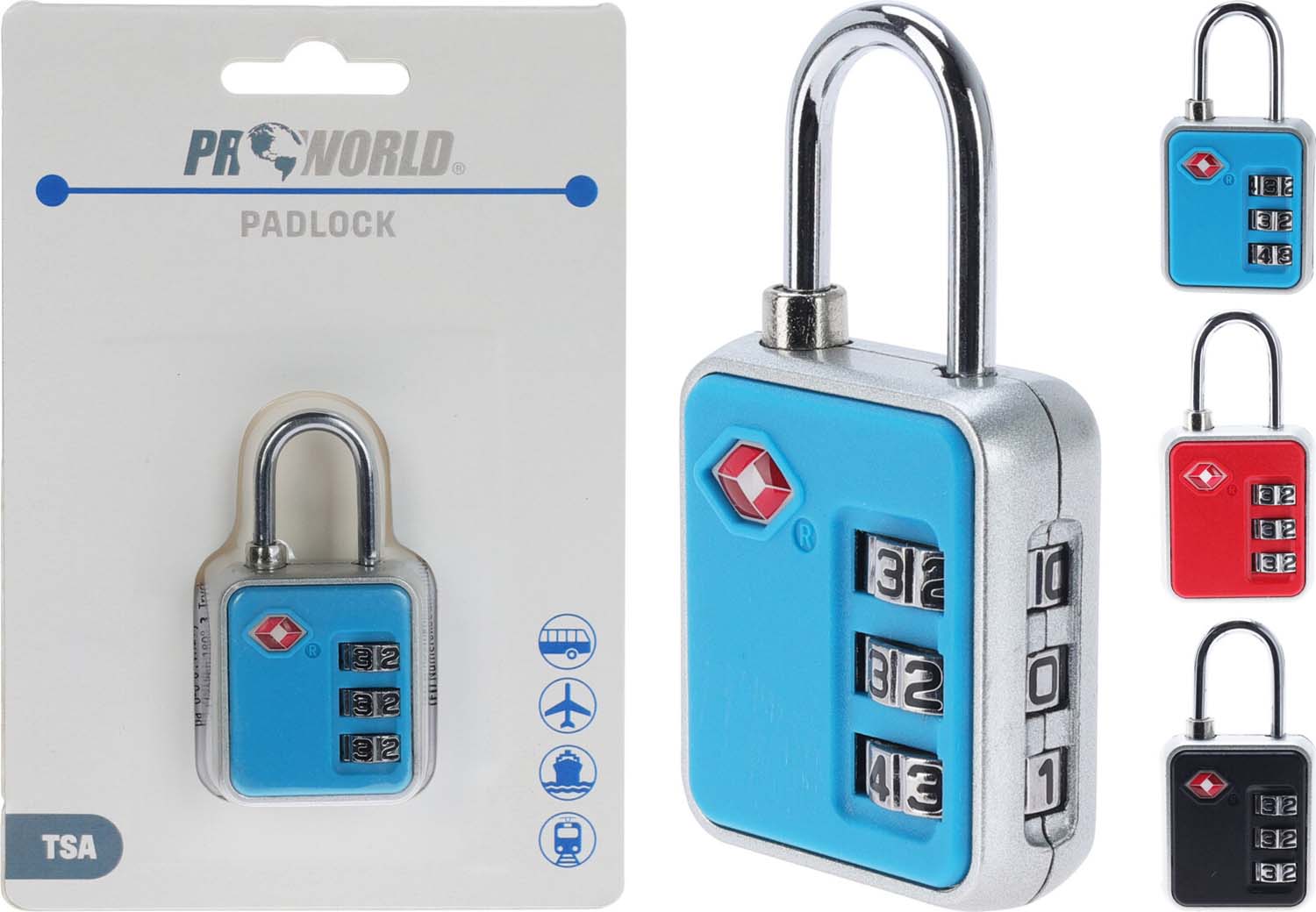 EXCELLENT Hangslot Cijferslot 3st