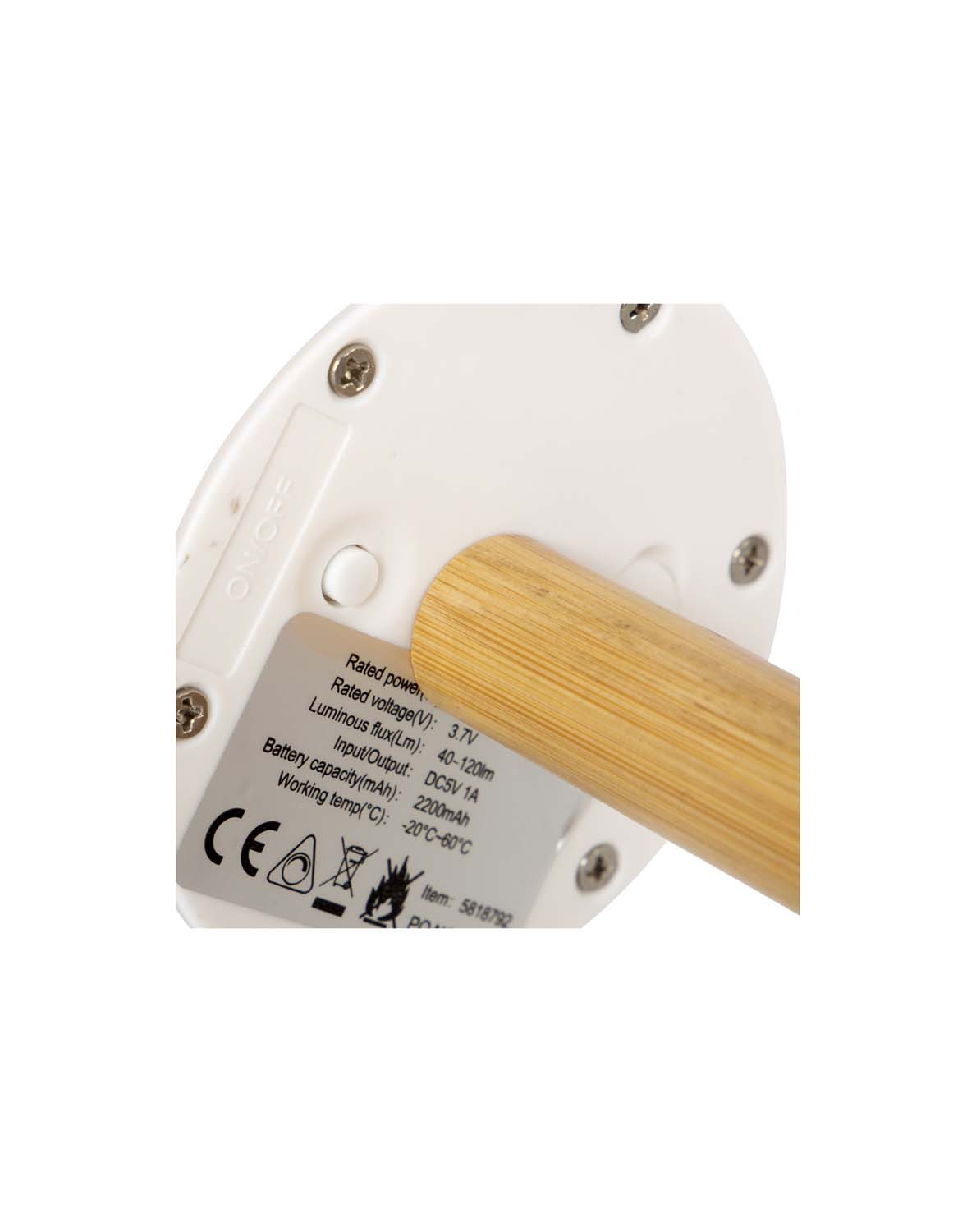 BO CAMP Tafellamp Cambridge Oplaadbaar