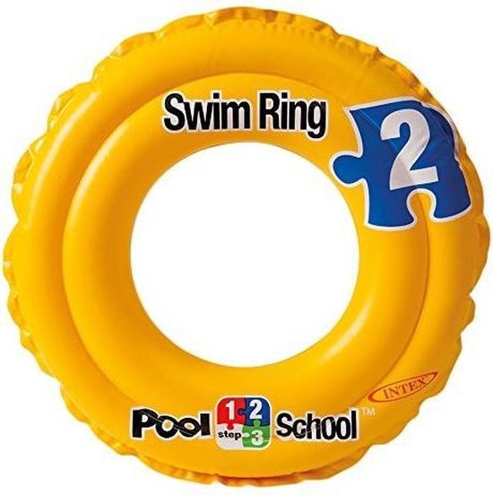 intex deluxe swim ring pool school step 2