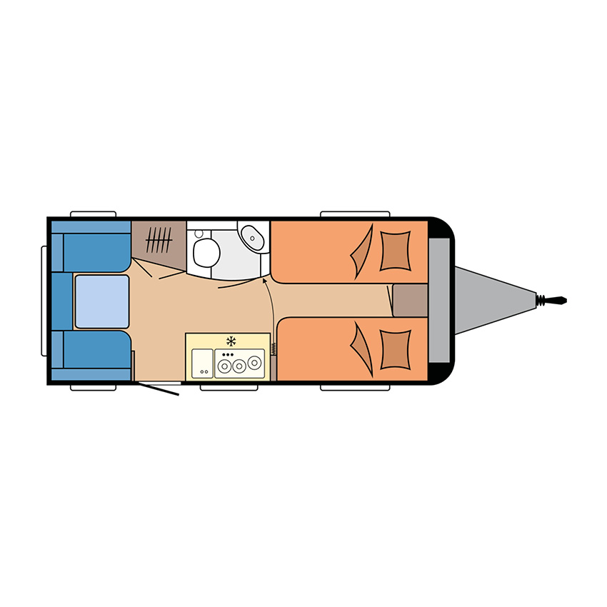 Indeling Hobby Ontour 460 DL