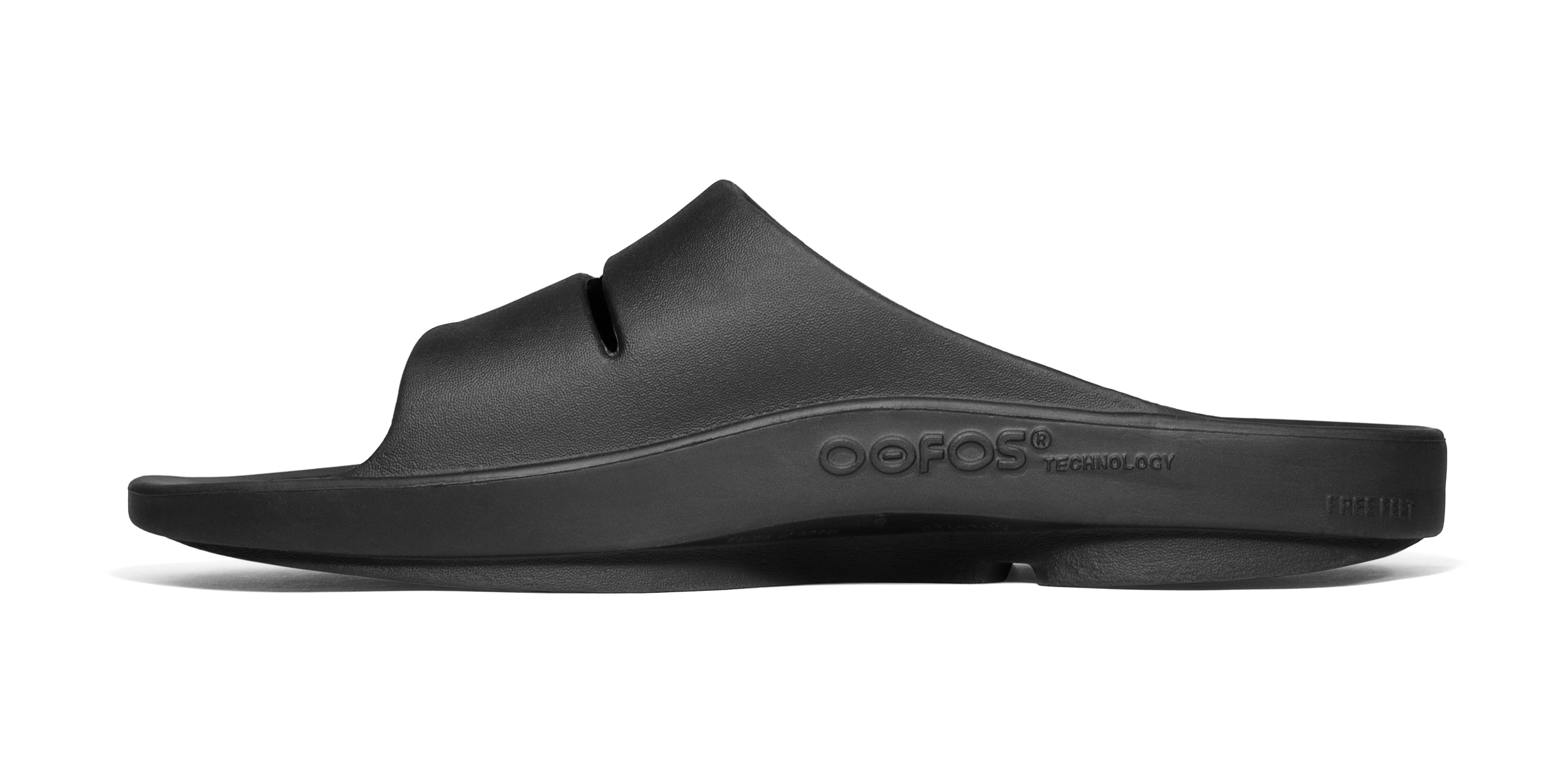 OOFOS OOahh Black Unisex OOFOS OOahh Black Unisex